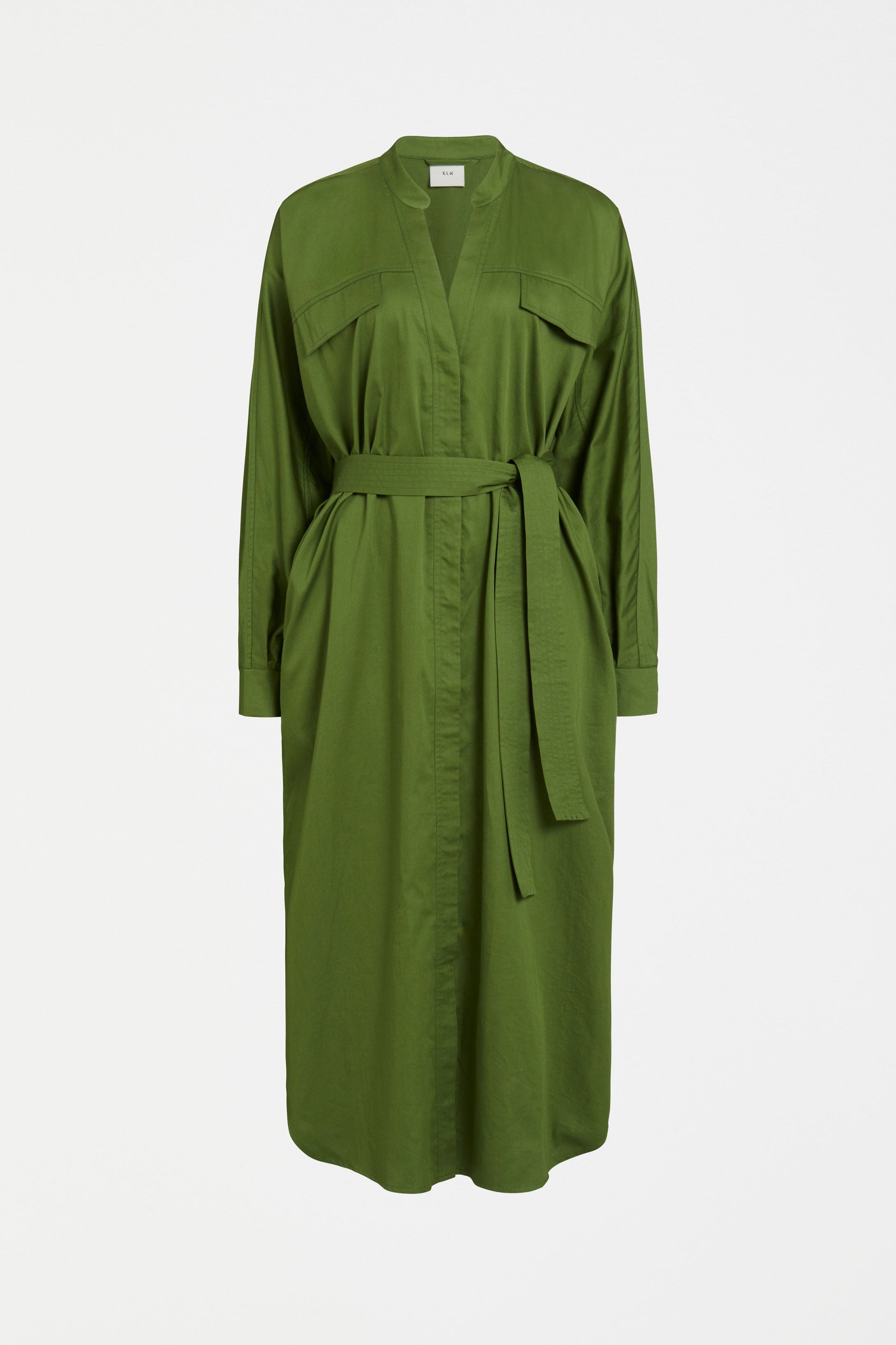 Eller Dress - Green Moss