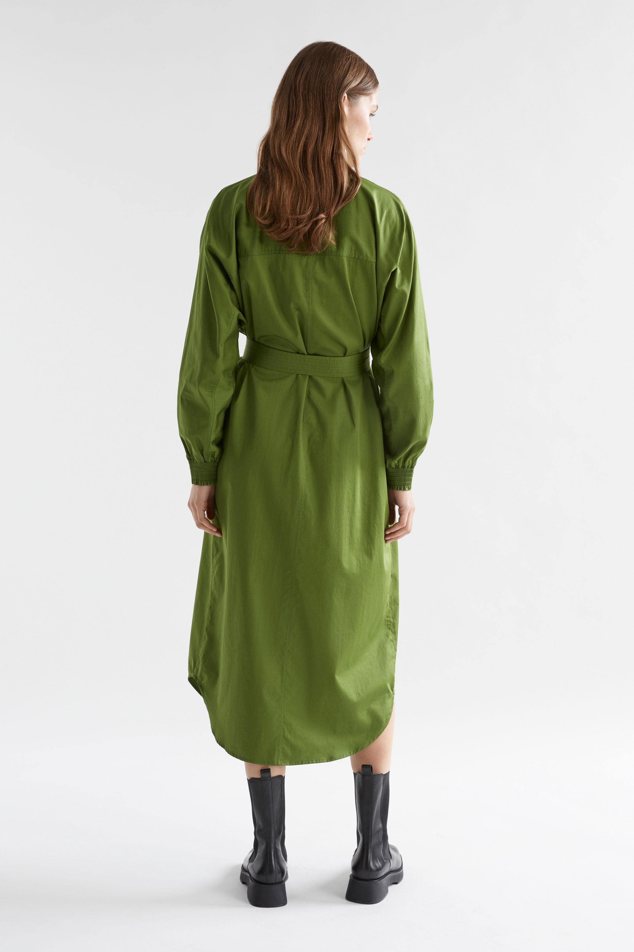Eller Dress - Green Moss