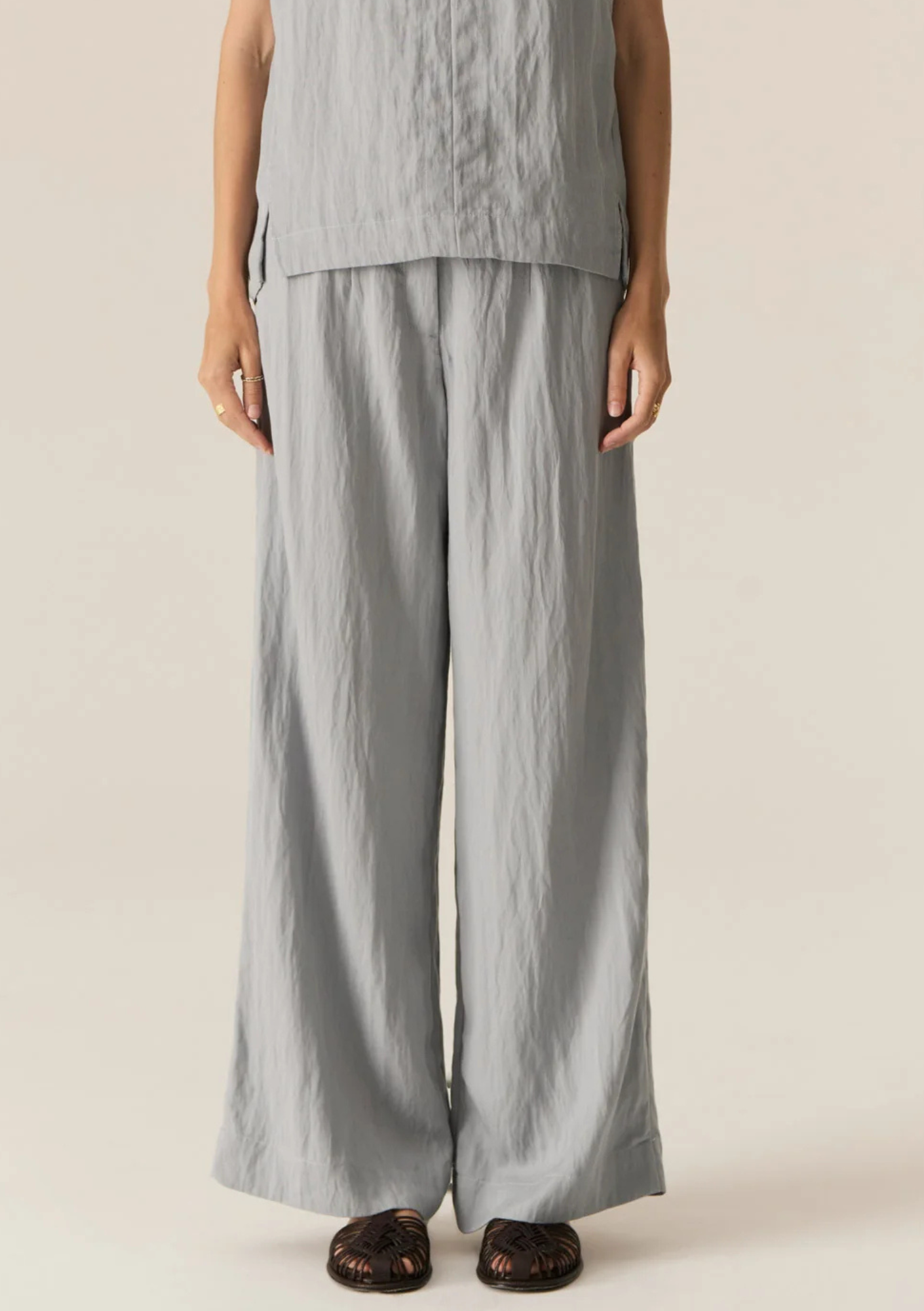 Faire Belted Pant - Sky
