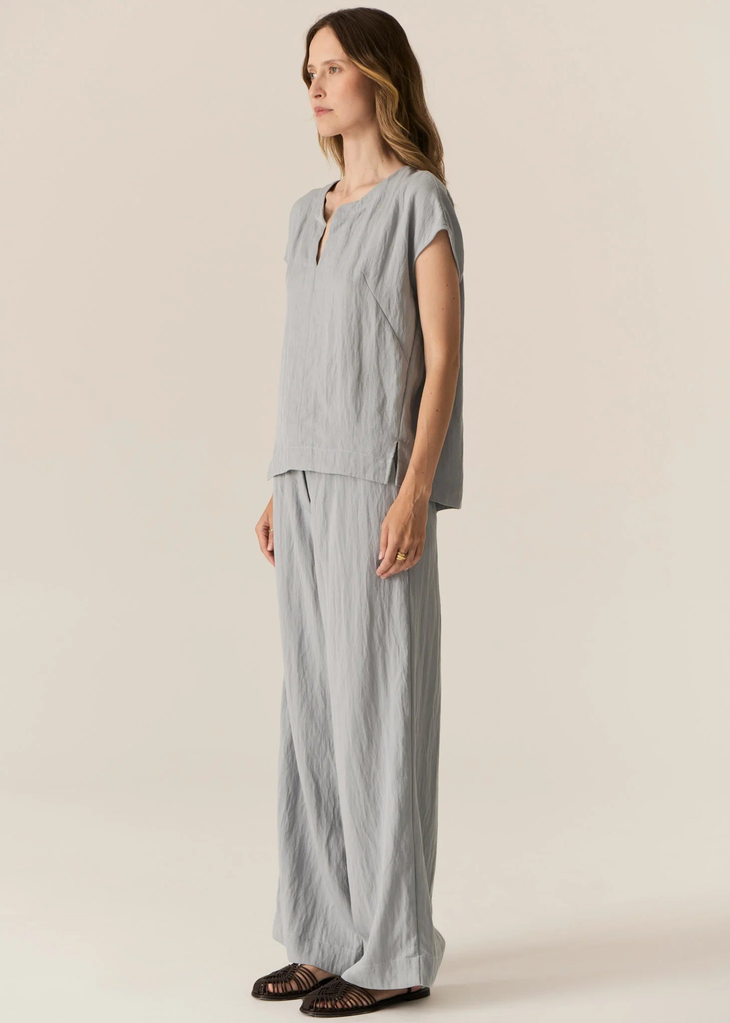 Faire Belted Pant - Sky