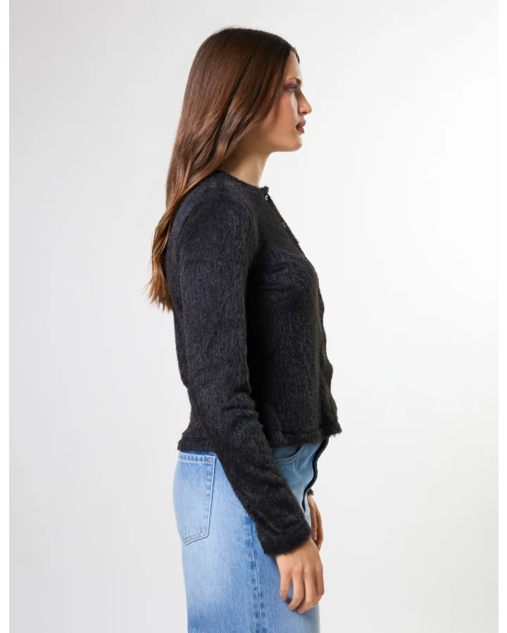 Flossie Cardigan - Black