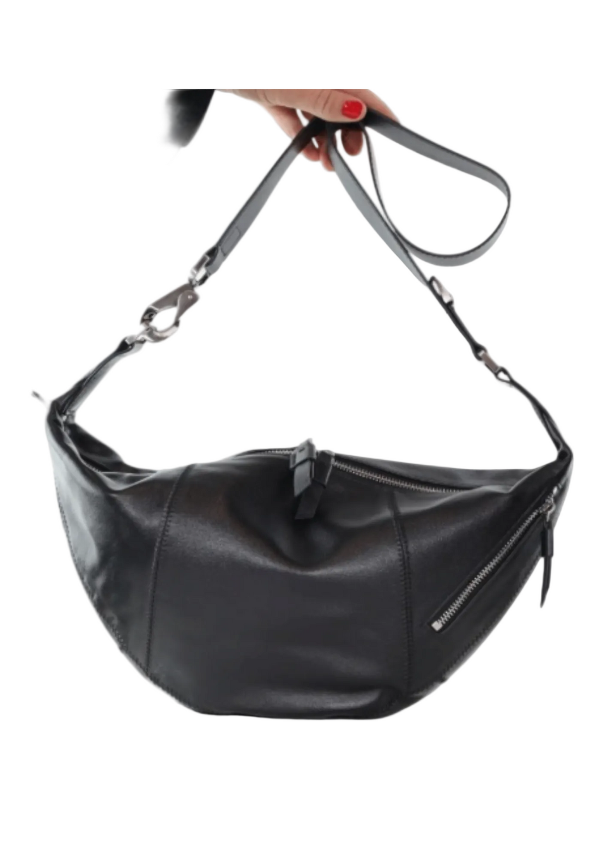Minx Fortune Kiss Crossbody Bag - Black