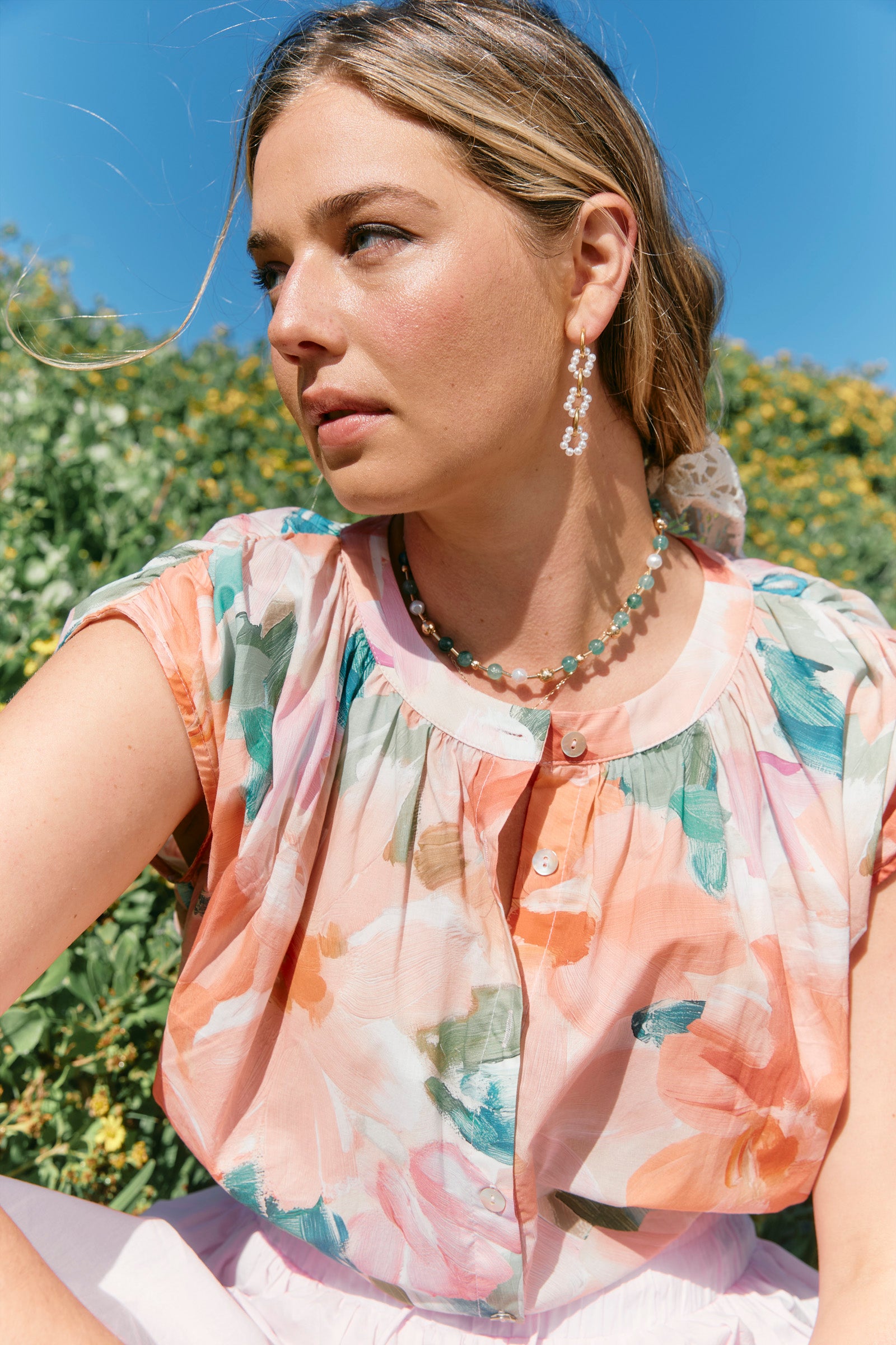 Frances Necklace - Emerald COMING SOON