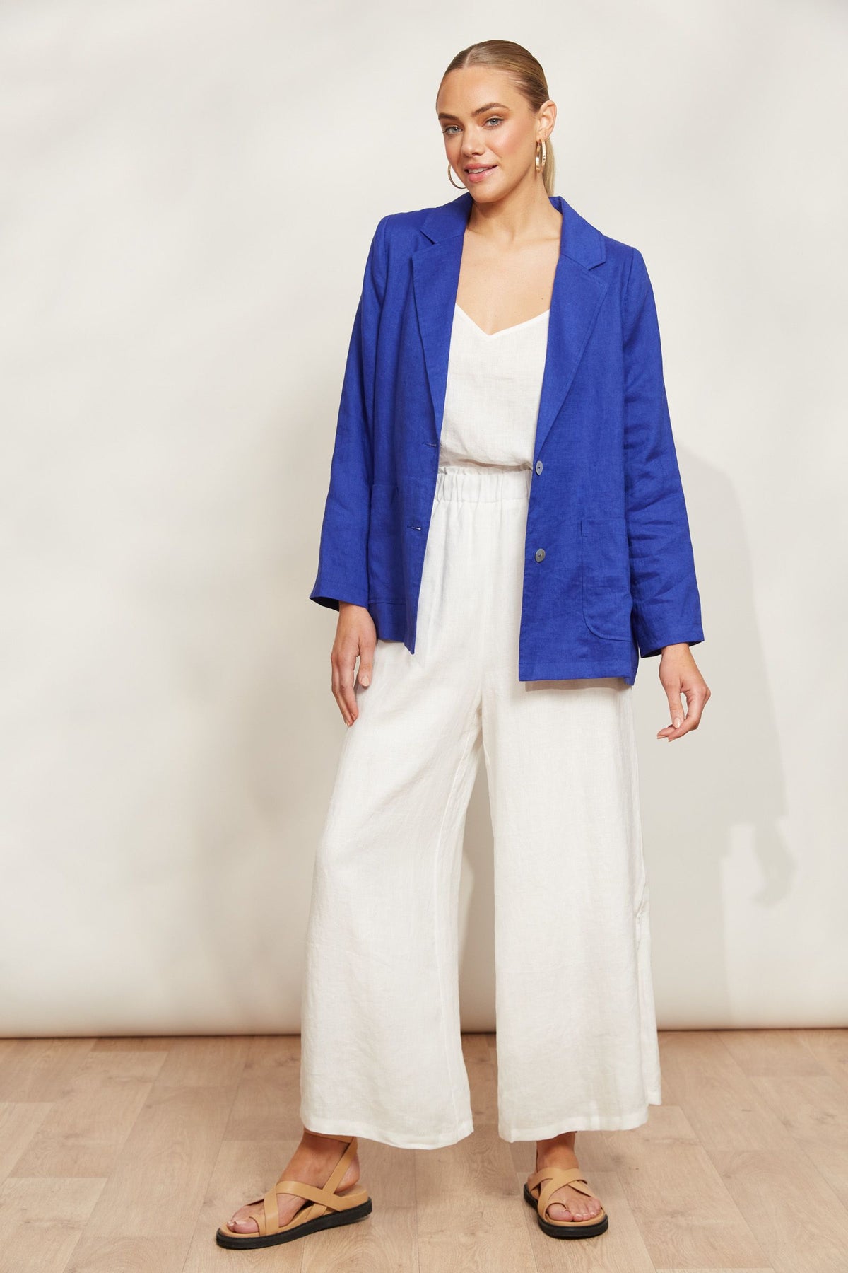 Eb + Ive CLEARANCE Halcyon Blazer - Cobalt