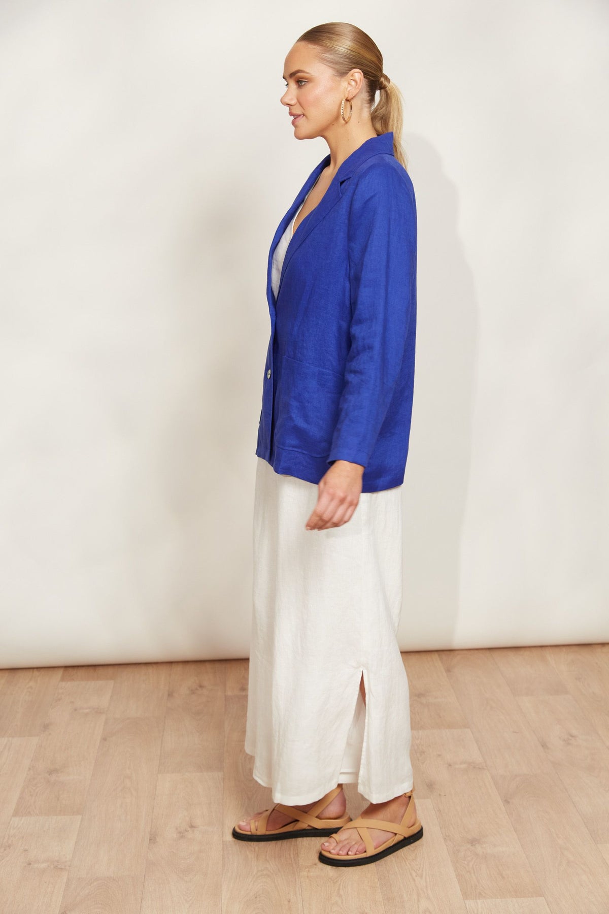 Eb + Ive CLEARANCE Halcyon Blazer - Cobalt
