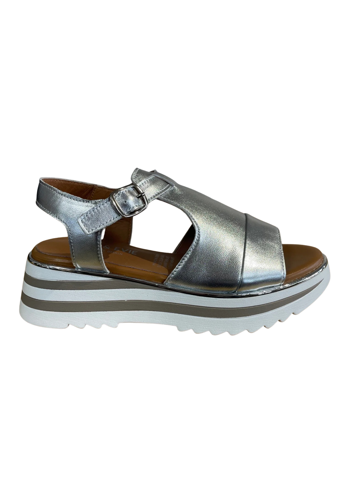 Alfie & Evie Hallie Flatform - Silver