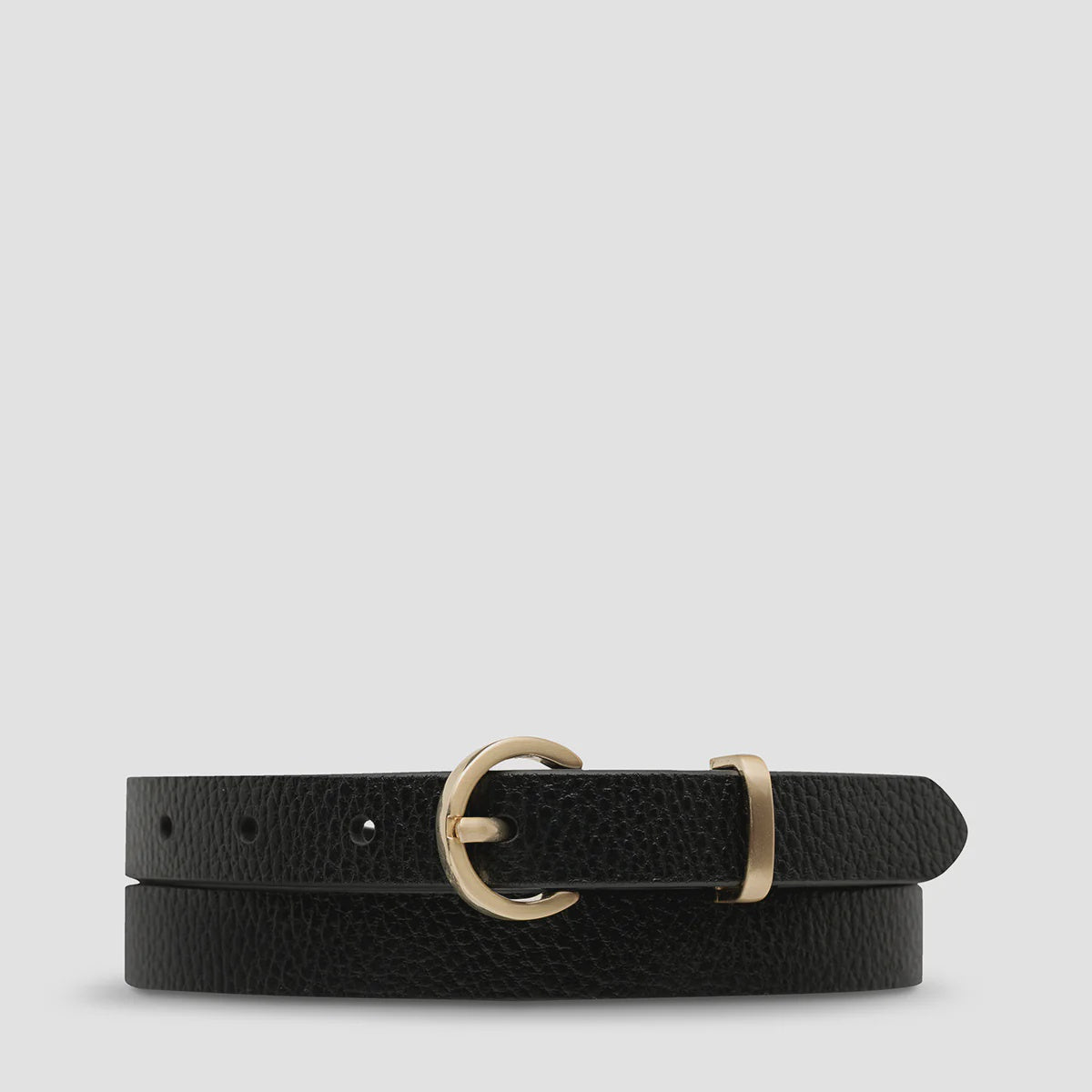 Status Anxiety Happens All The Time Belt - Black / Gold