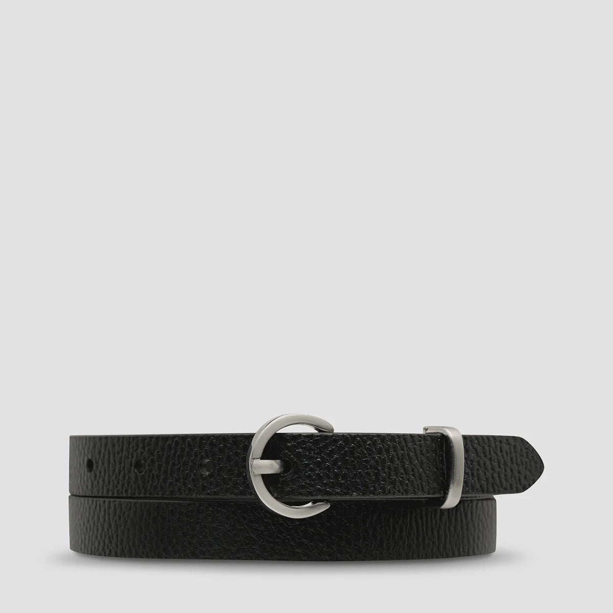 Status Anxiety Happens All The Time Belt - Black / Silver