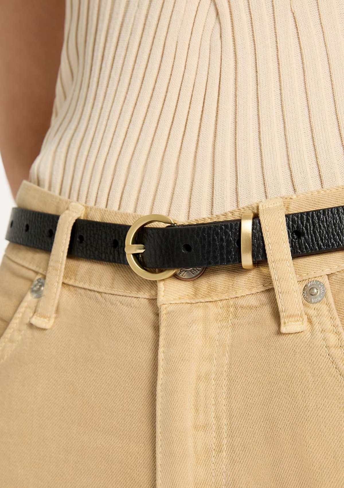 Status Anxiety Happens All The Time Belt - Black / Gold