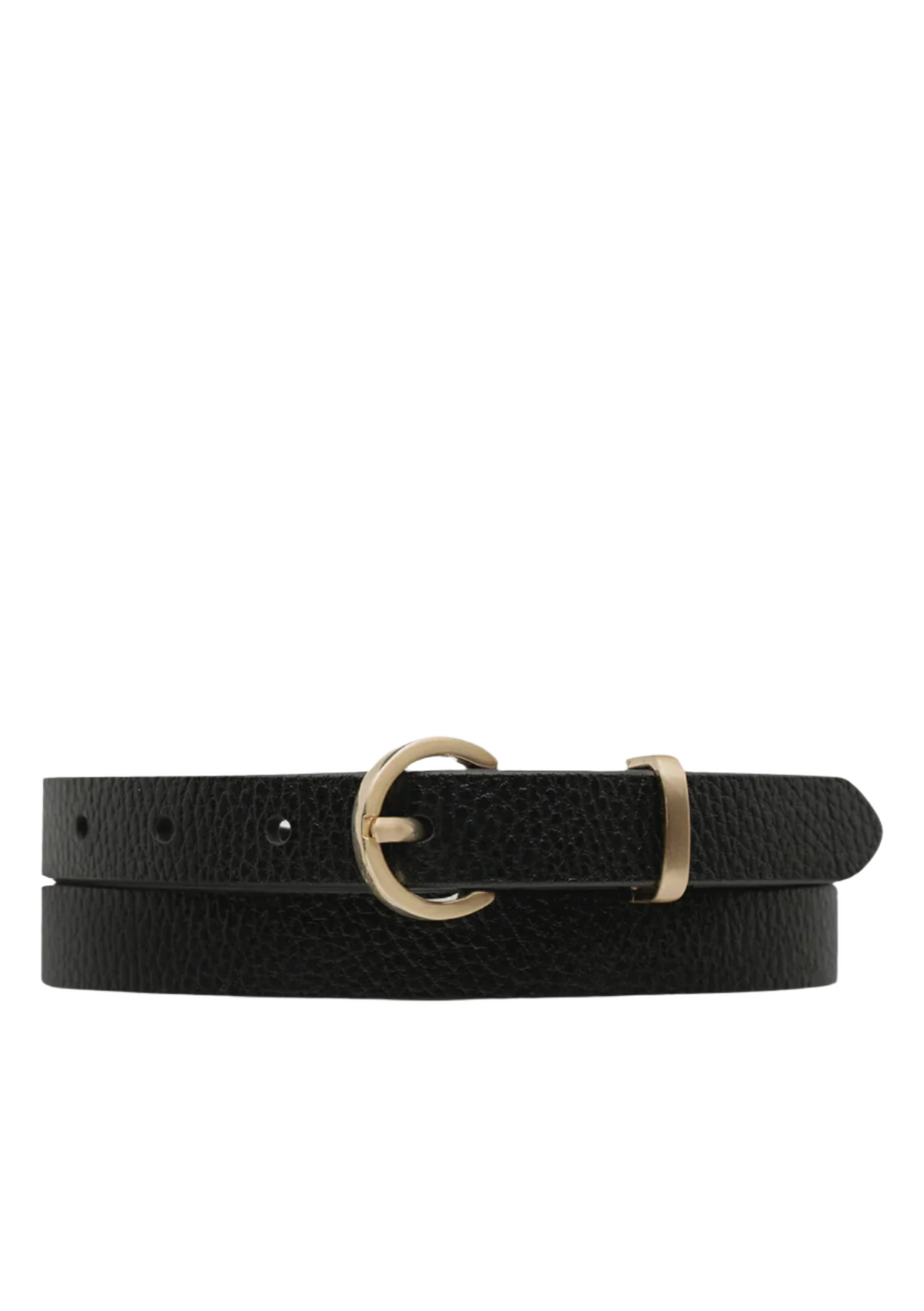 Status Anxiety Happens All The Time Belt - Black / Gold