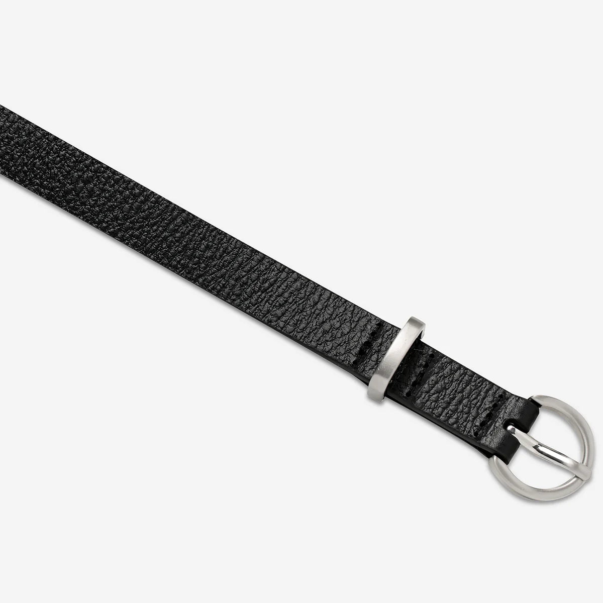 Status Anxiety Happens All The Time Belt - Black / Silver