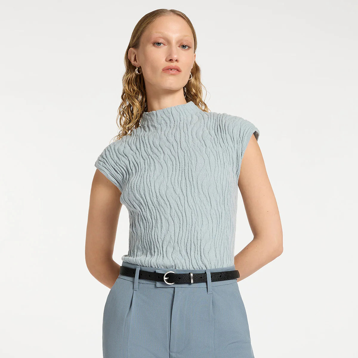Status Anxiety Happens All The Time Belt - Black / Silver