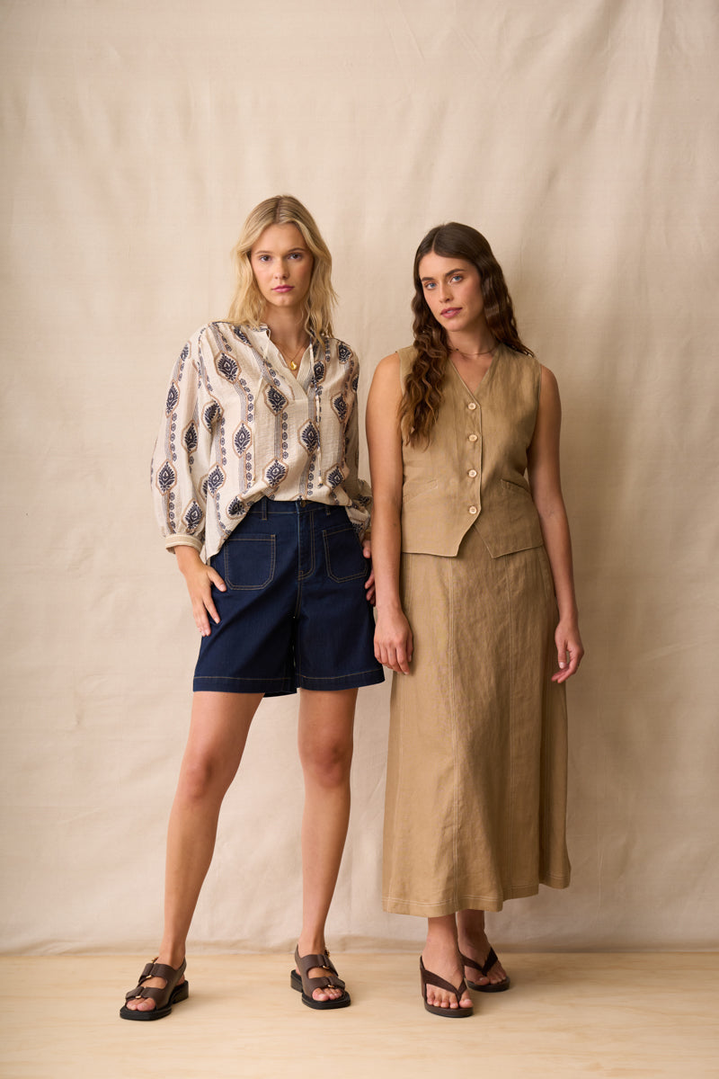Harper Skirt - Biscotti COMING SOON