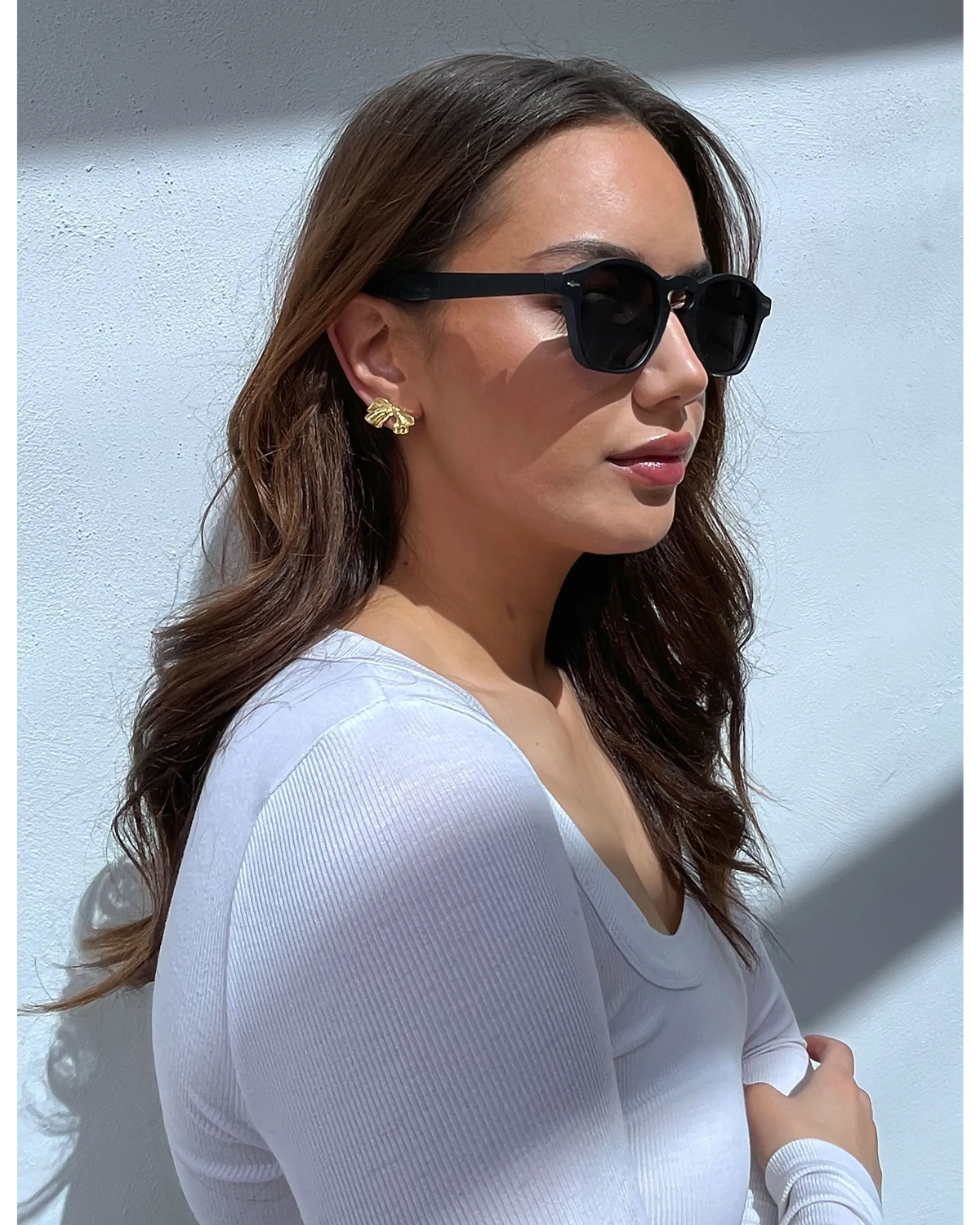 Stella + Gemma High Line Sunglasses - Matt Black
