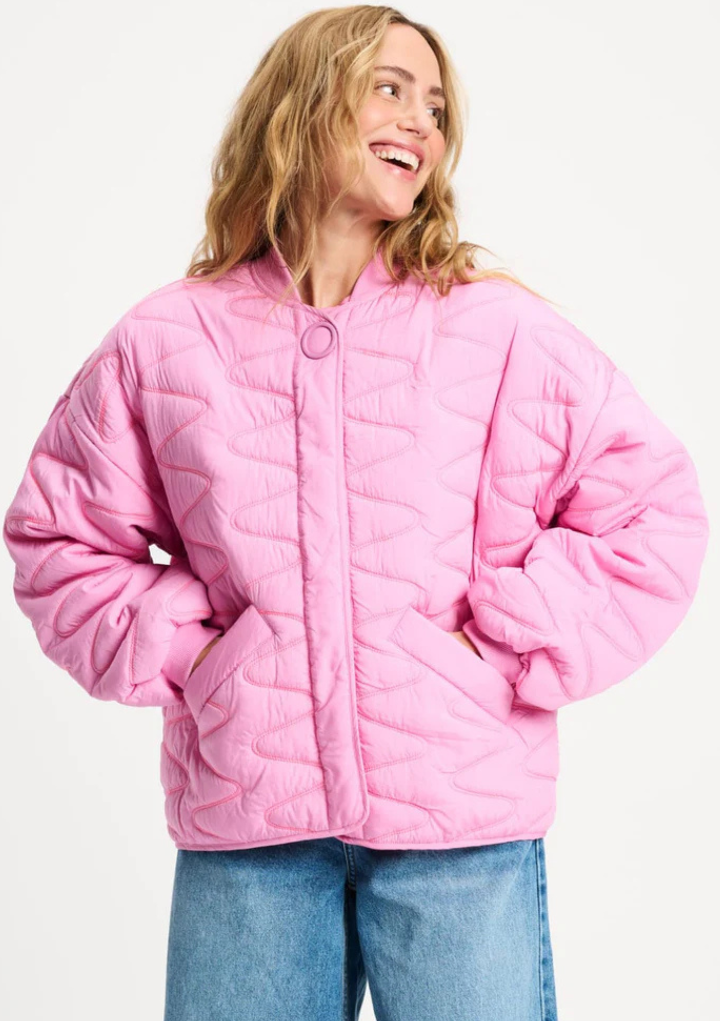 Jacket - Quilted Cheering Pink PRE ORDER