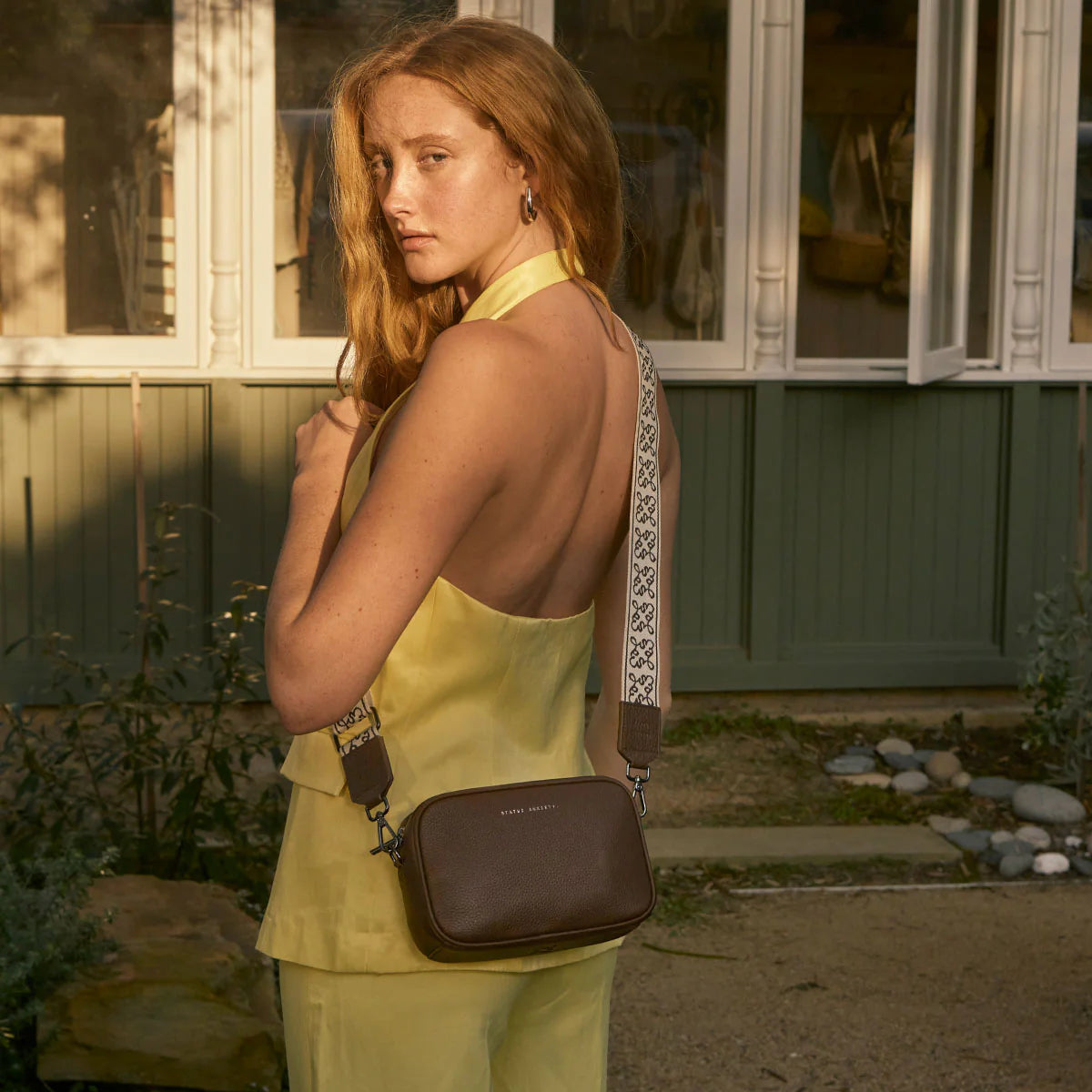 Jacquard Strap - Cocoa