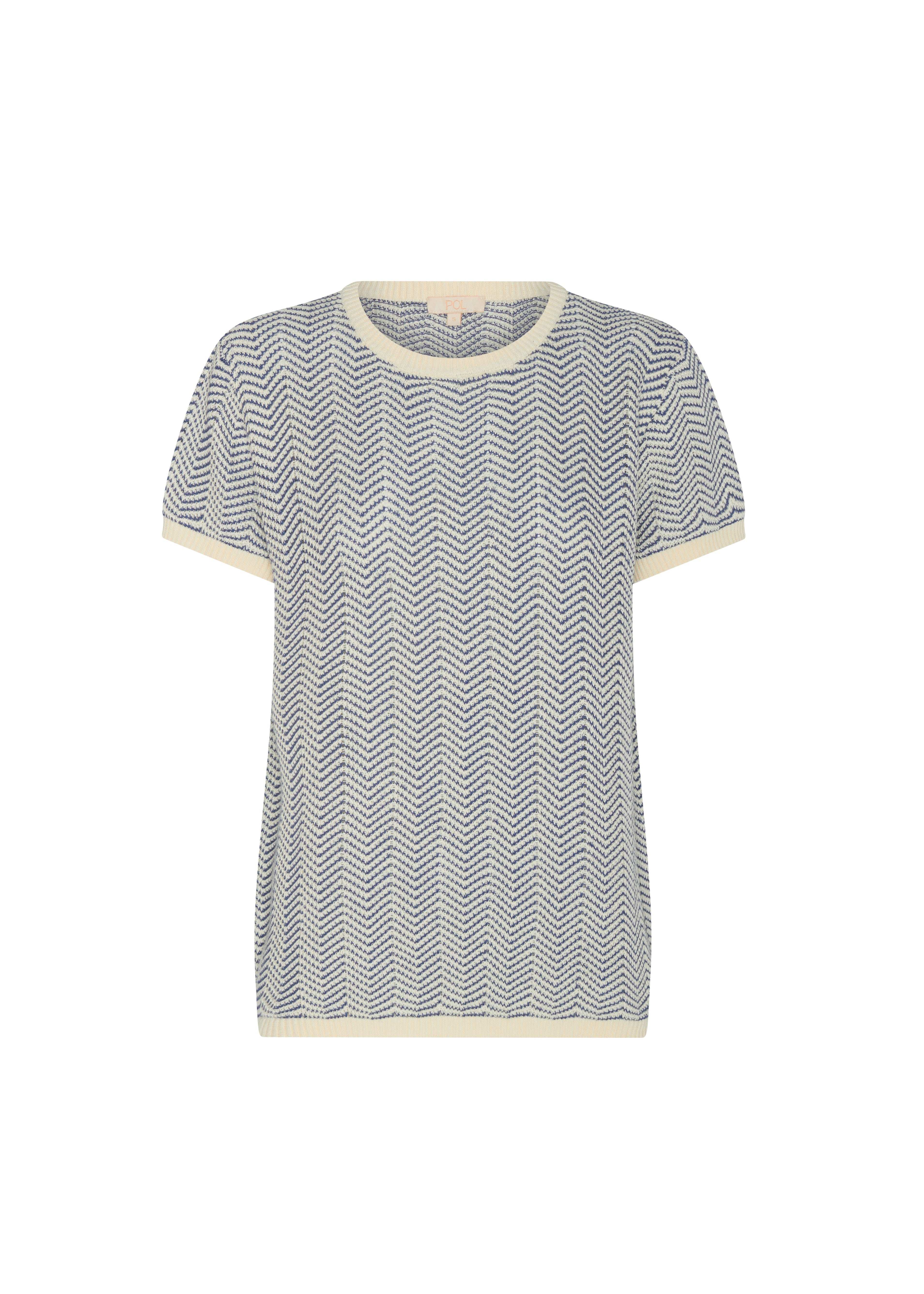 Jules Tee - Blue / Ivory
