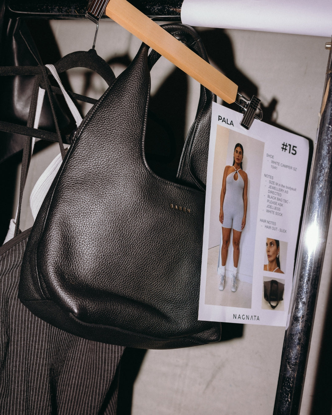 Kiki Shoulder Bag - Black Lightly Milled