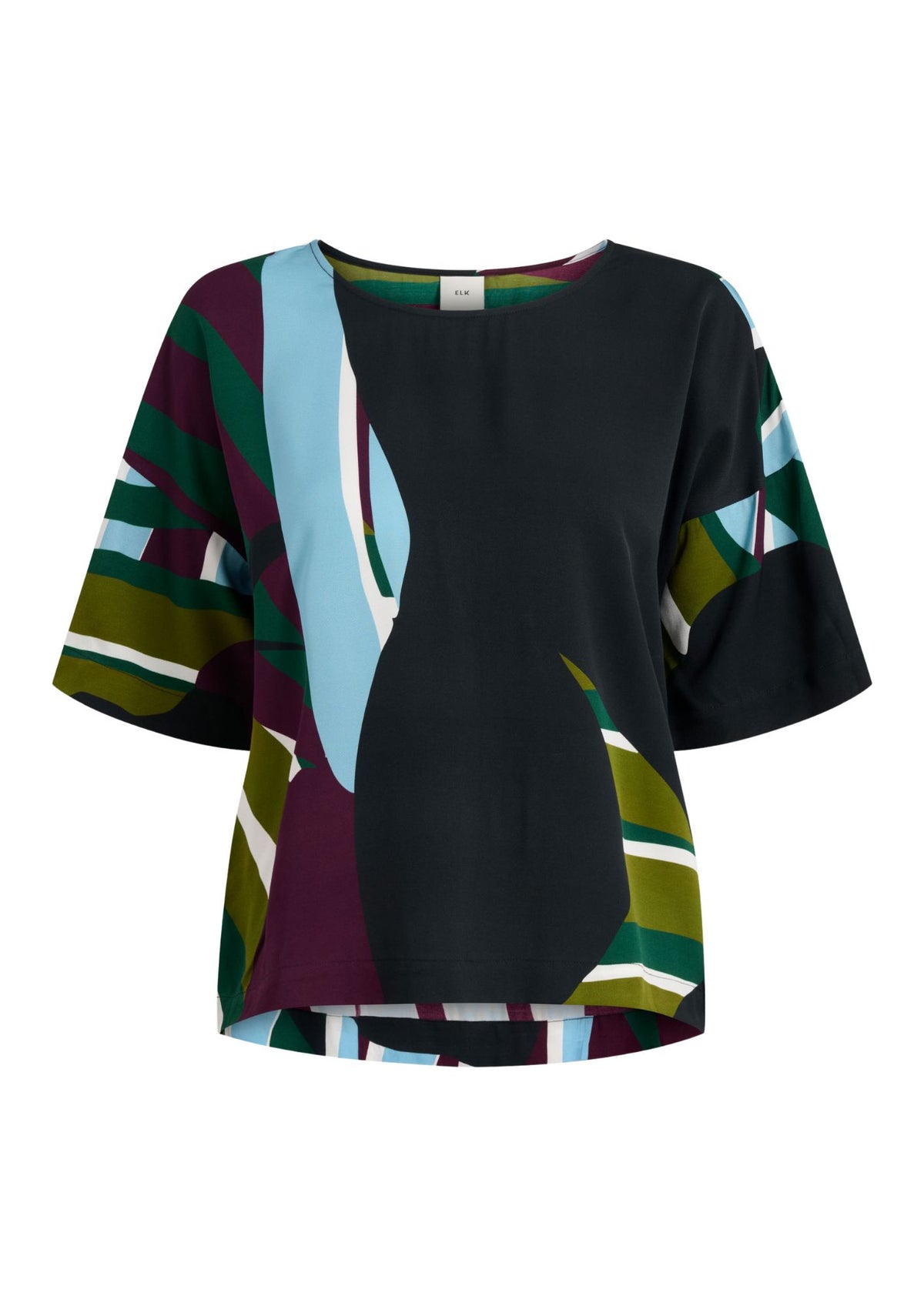 Elk Kobaii Top - Stribe Print