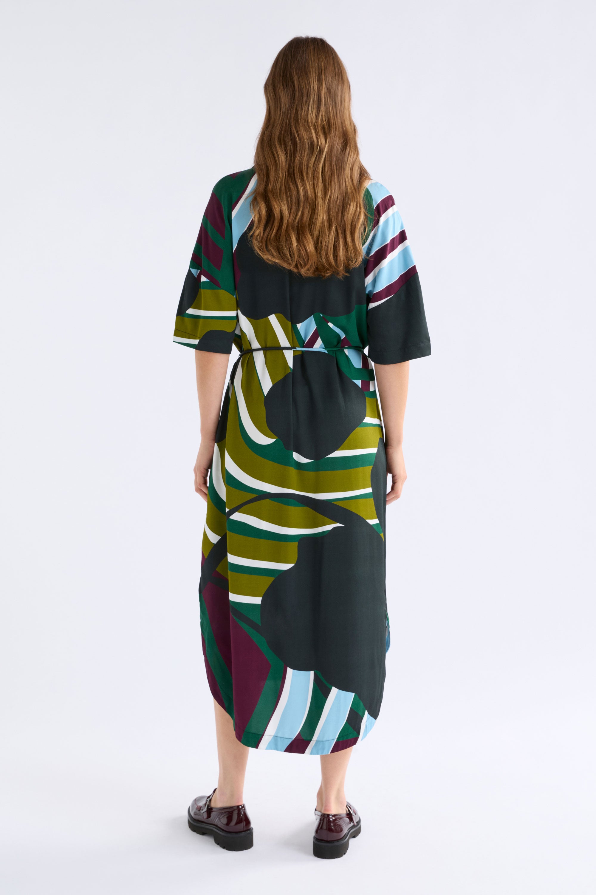 Kobaii Shirt Dress - Stribe Print