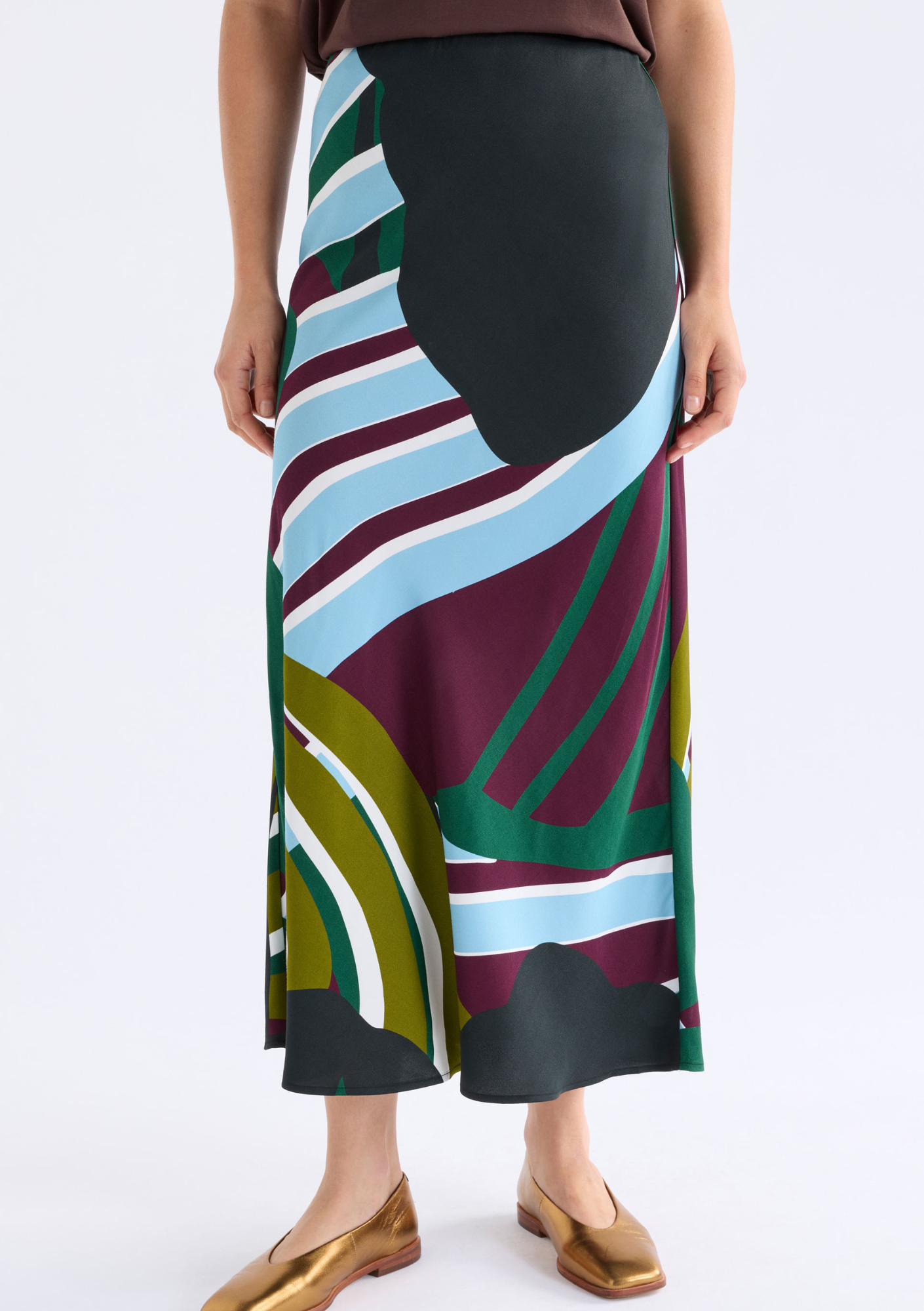 Kobaii Skirt - Stribe Print