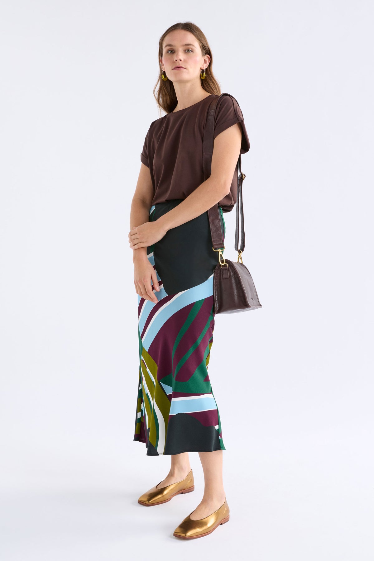 Elk Kobaii Skirt - Stribe Print