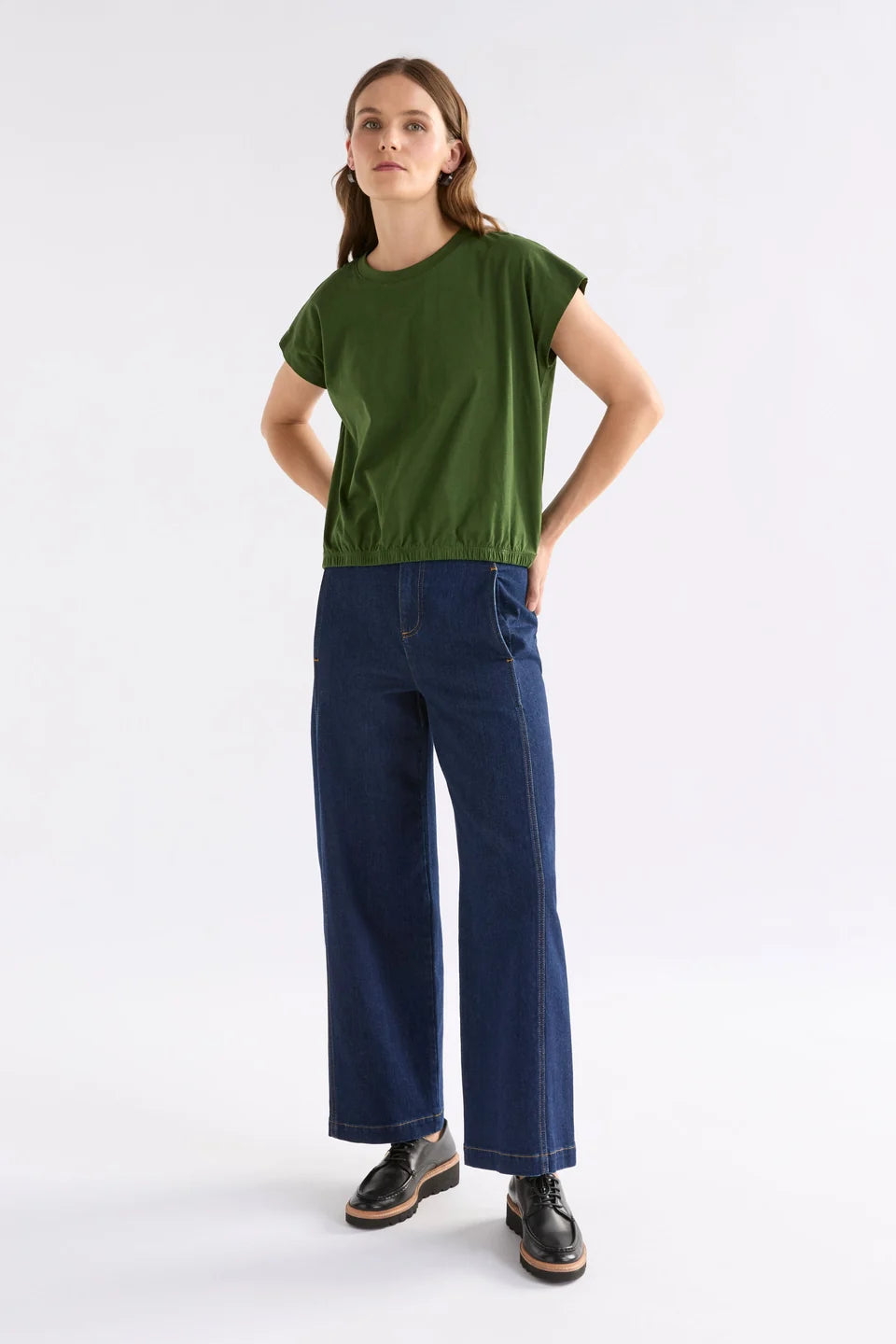 Elk Kruis Tee - Olive