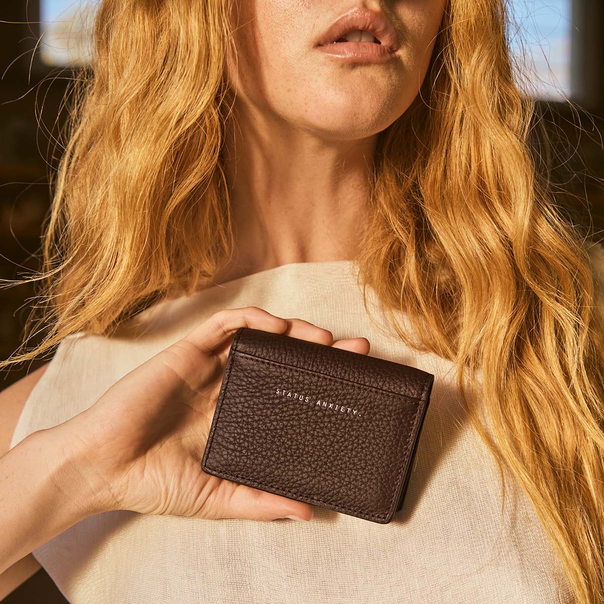 Status Anxiety Lumen Wallet - Cocoa