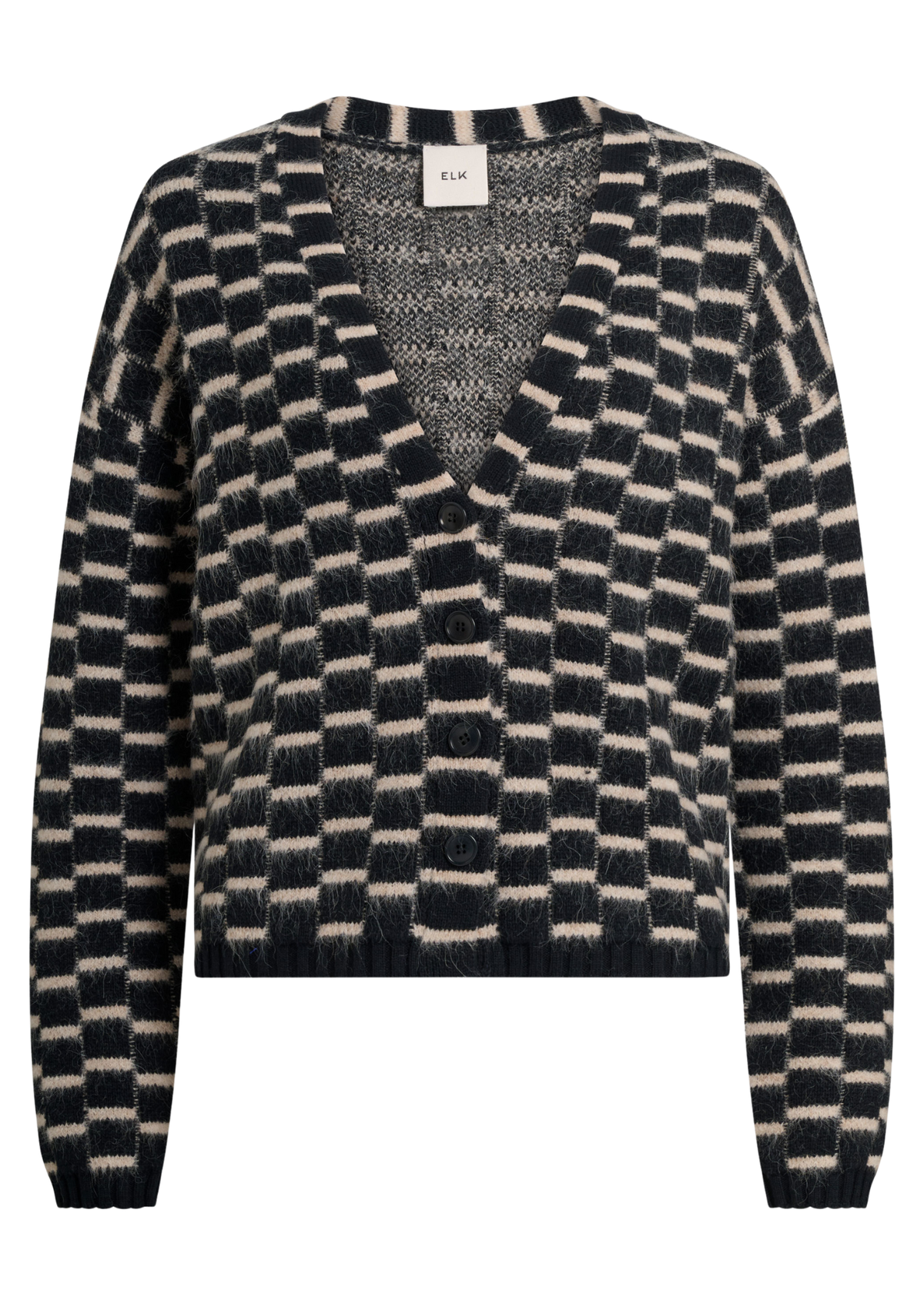 Elk CLEARANCE Lunz Cardi - Black / Beige