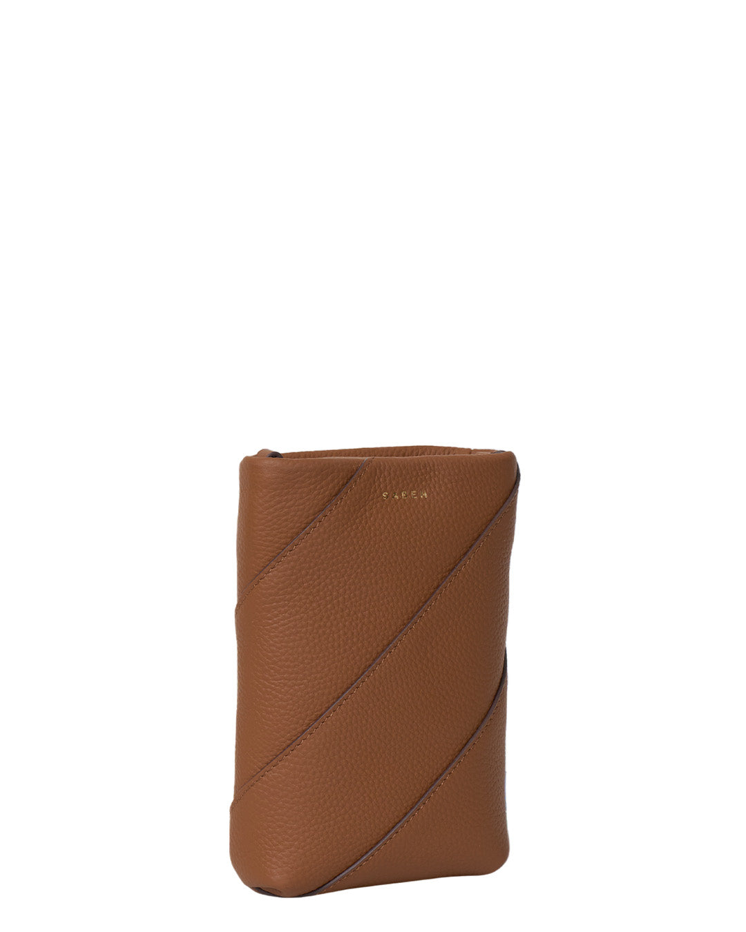 Maggie Crossbody Bag - Tan Bias