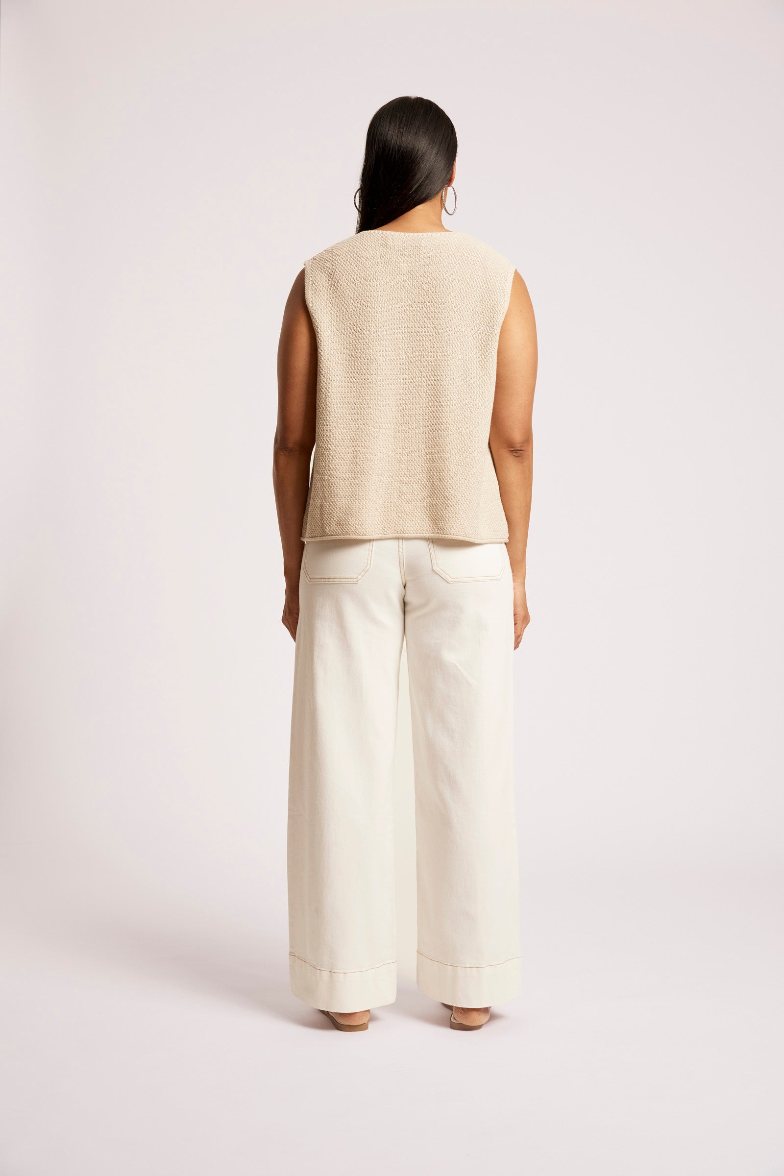 Maris Knit Vest - Tusk COMING SOON