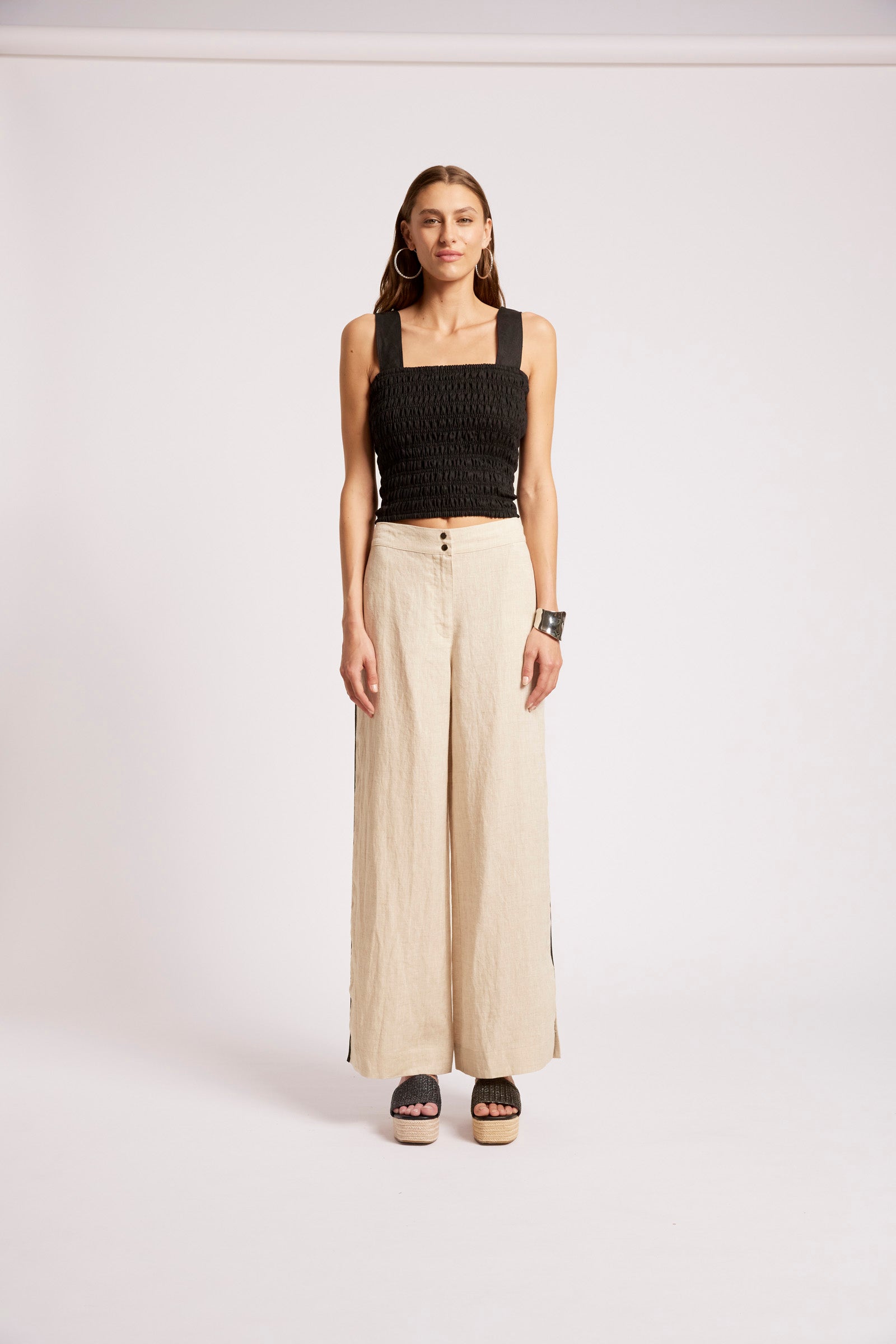 Maris Splice Pant - Tusk / Black COMING SOON