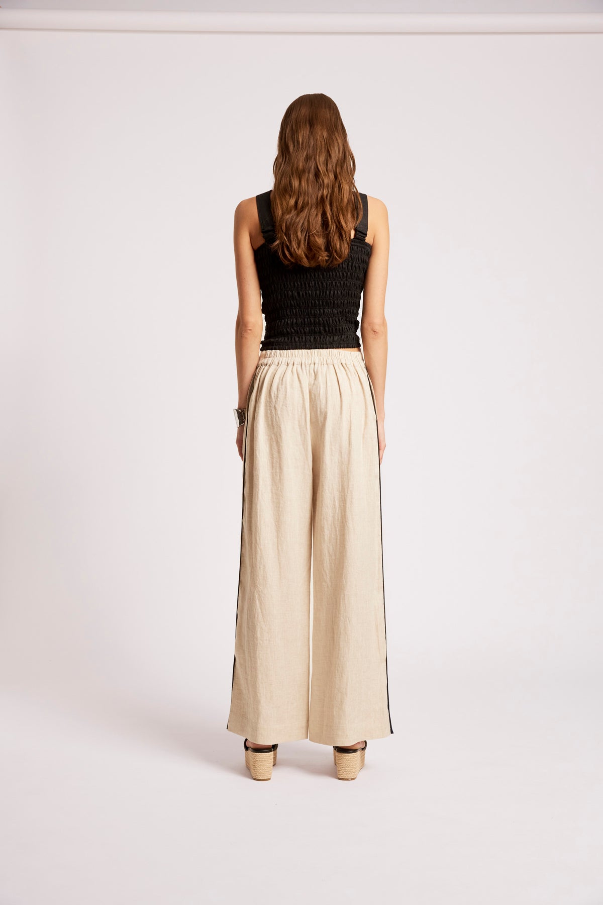 Eb + Ive Maris Splice Pant - Tusk / Black