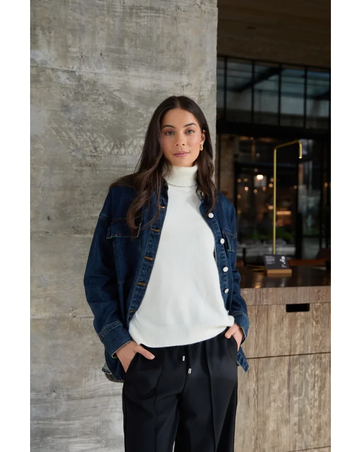 Stella + Gemma Marlow Shirt - Dark Wash