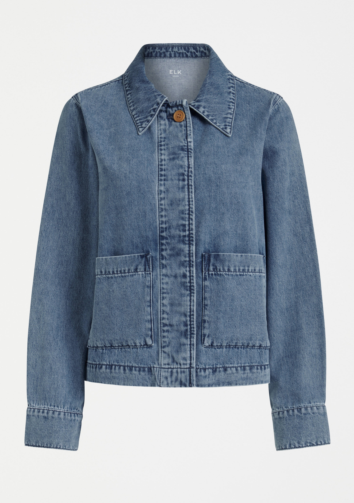Elk Marn Denim Jacket - Dark Blue Wash