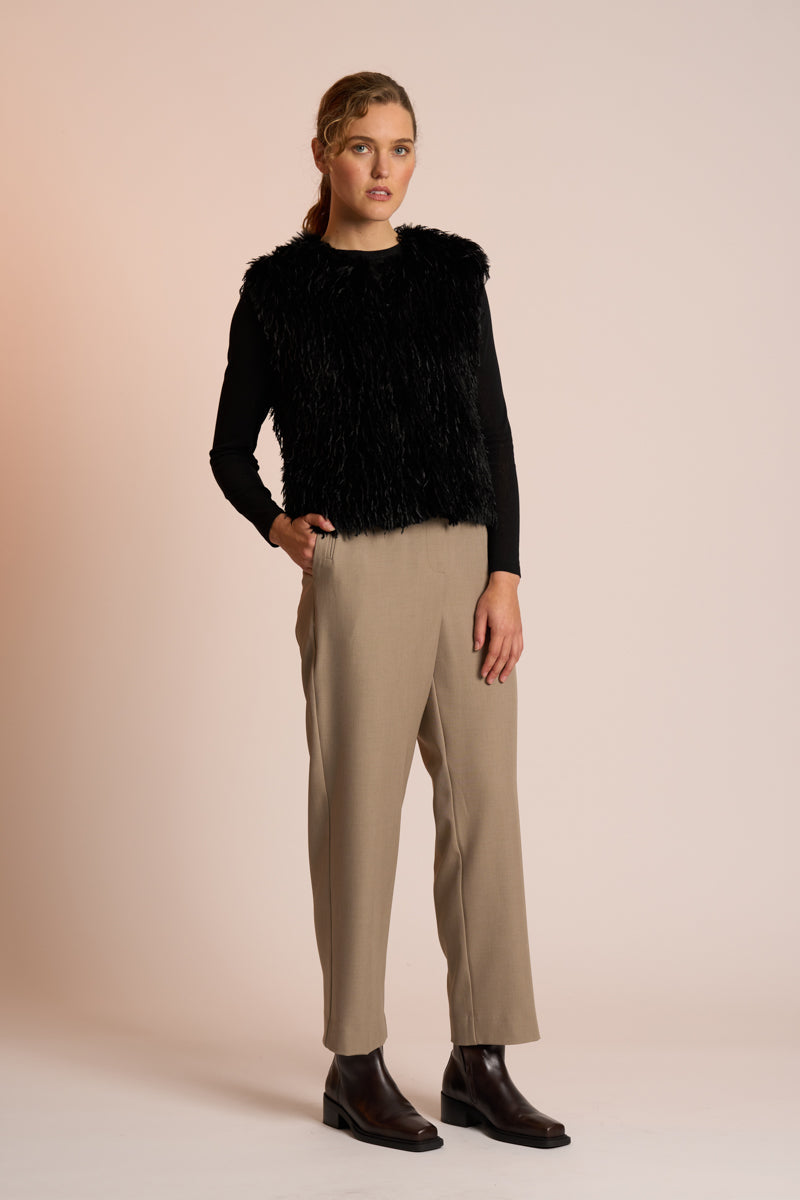Mesh Encore Top - Black