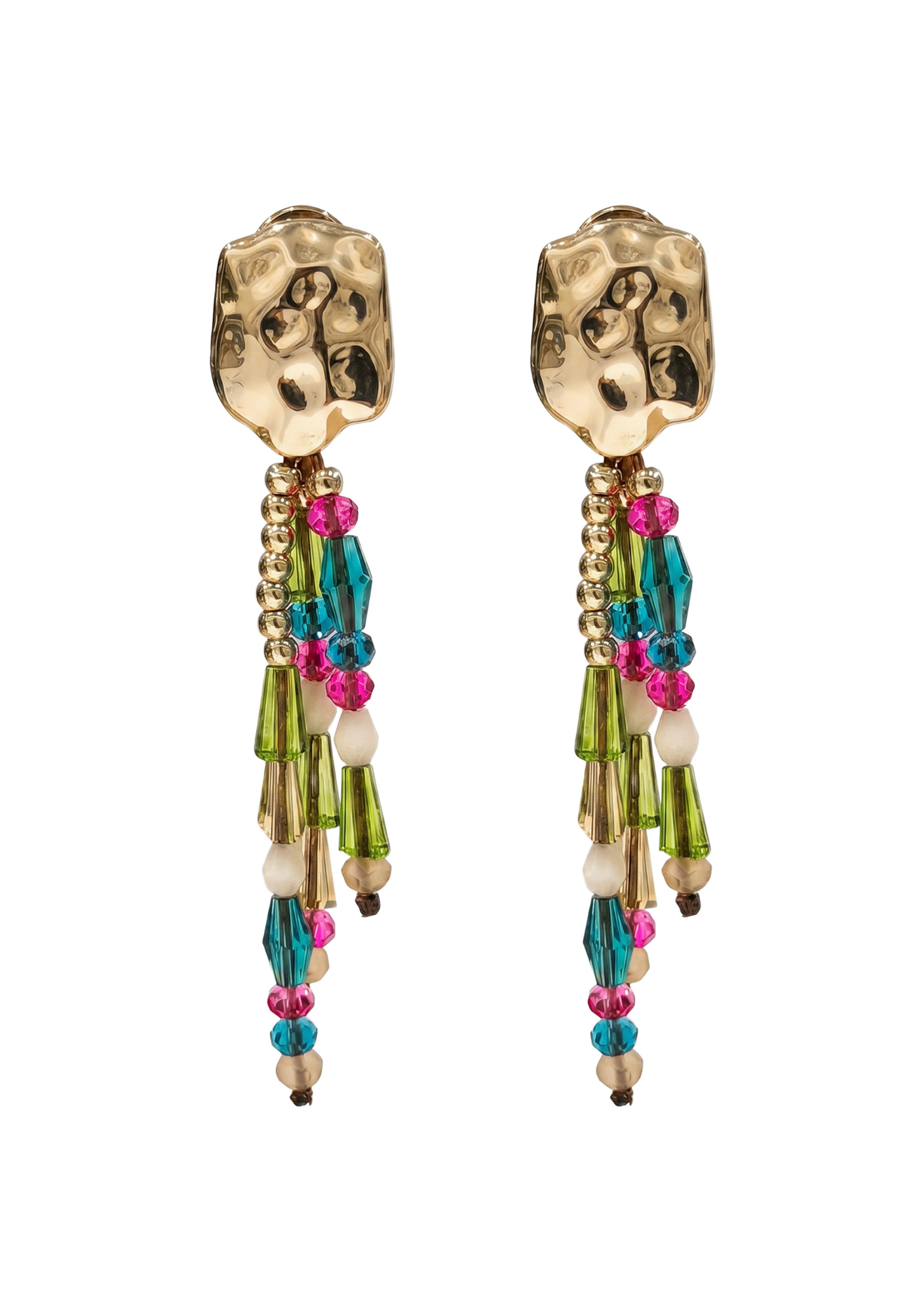 Mia Earring - Pink / Teal