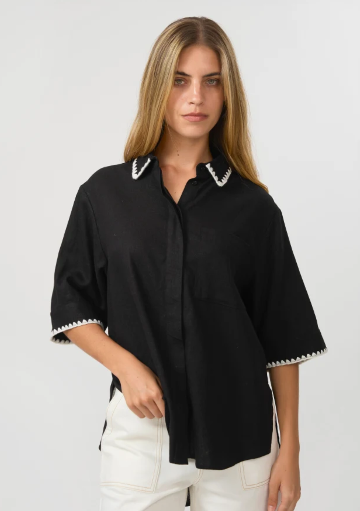 Stella + Gemma Mischa Blouse - Black