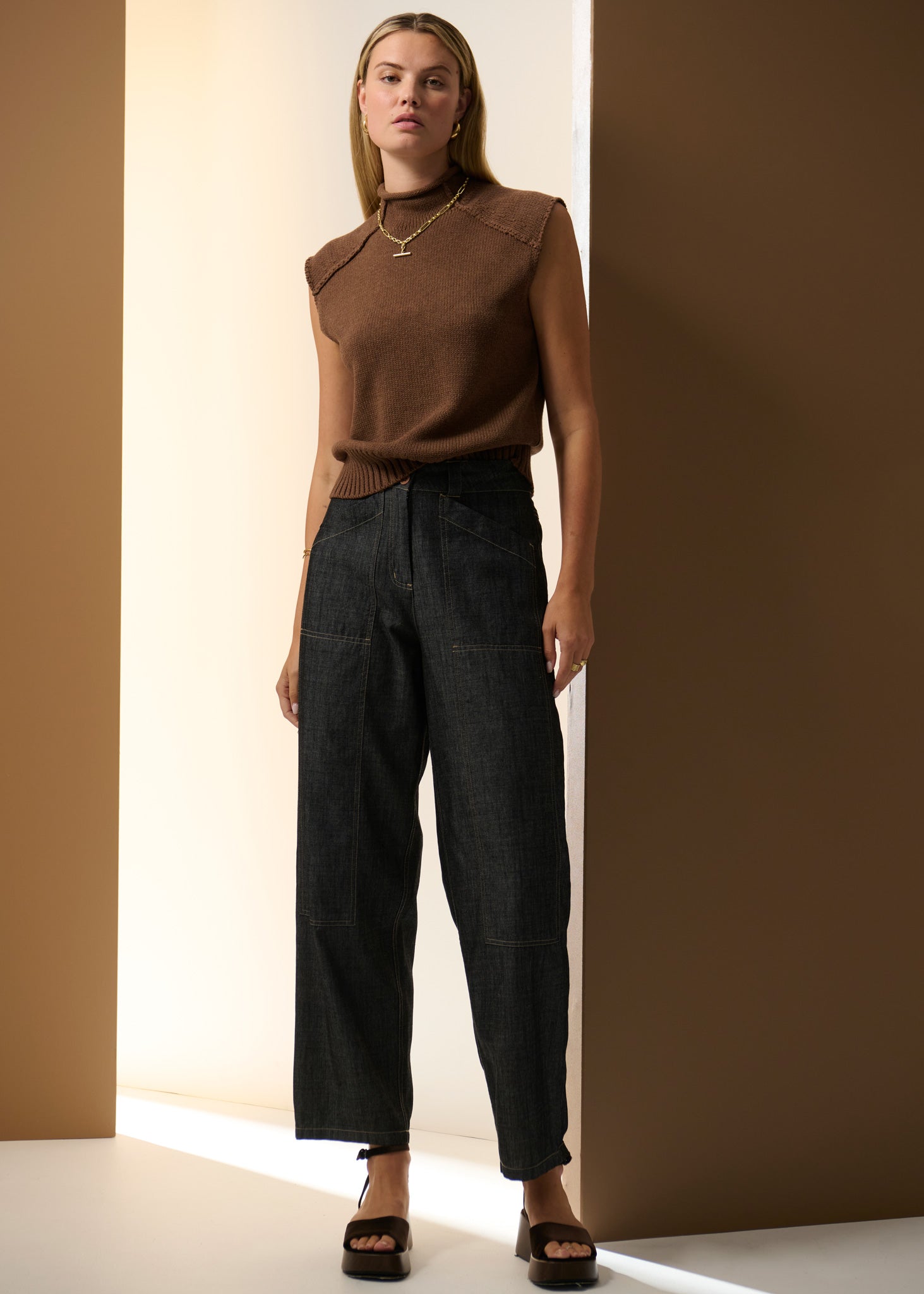 Muhle Barrel Pant - Black