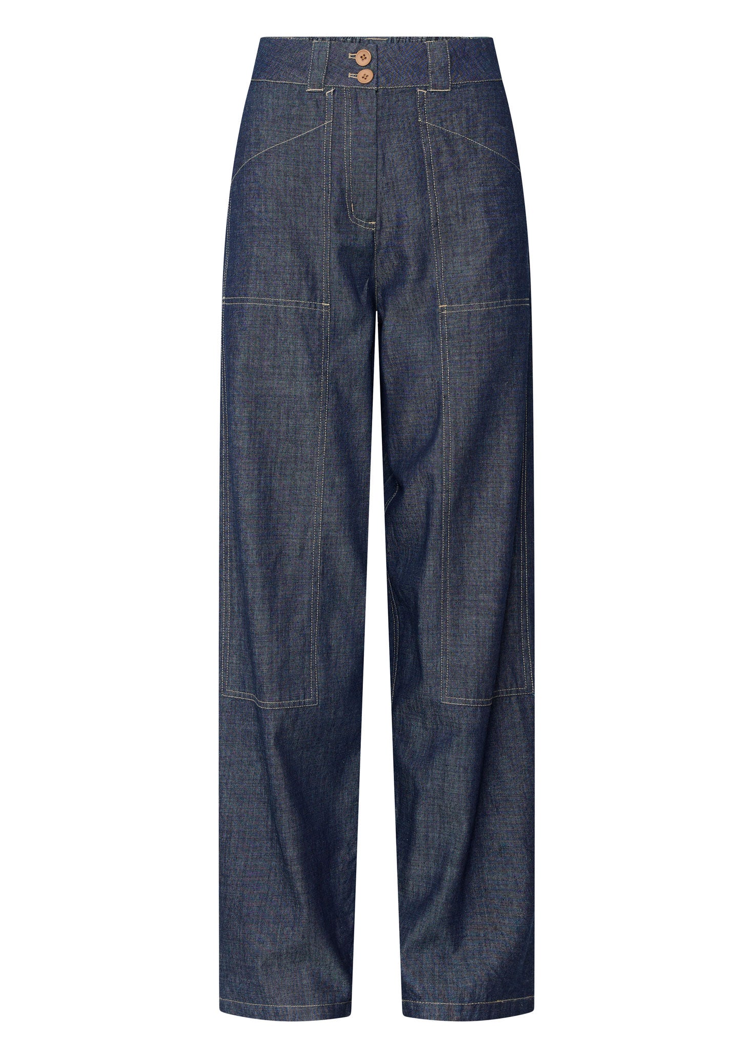 Muhle Barrel Pant - Indigo