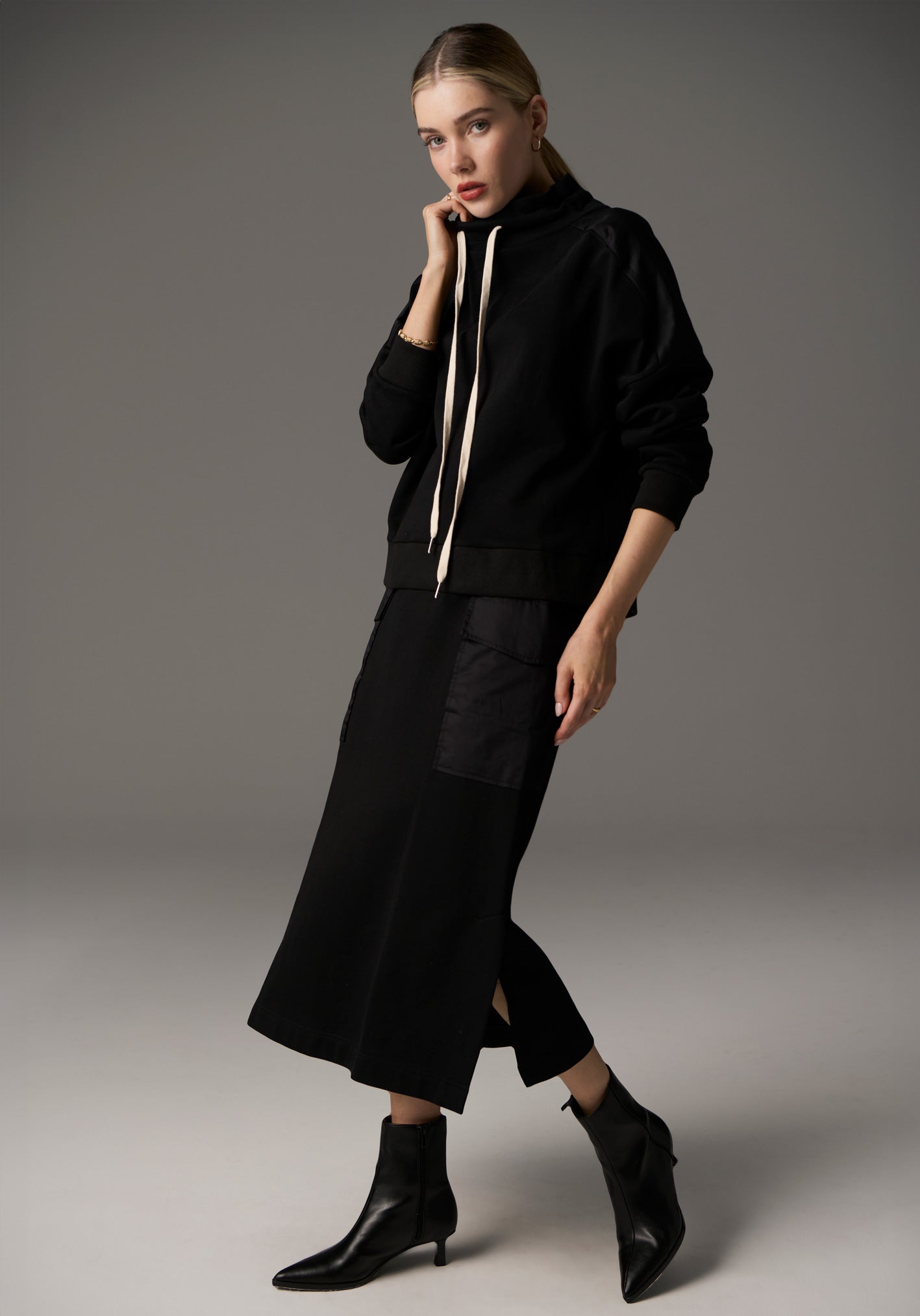 Nuray Cargo Skirt - Black