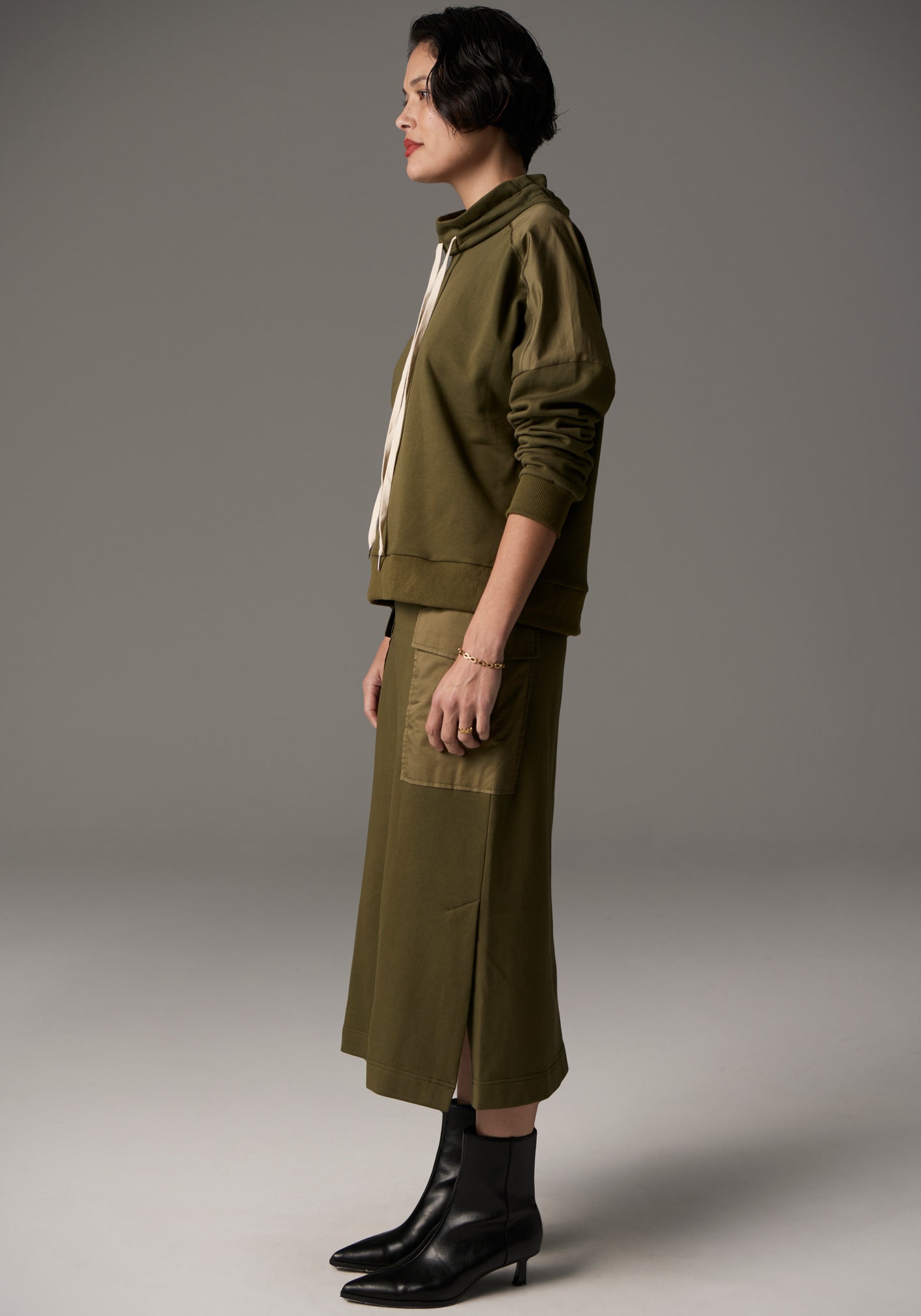 Nuray Cargo Skirt - Khaki