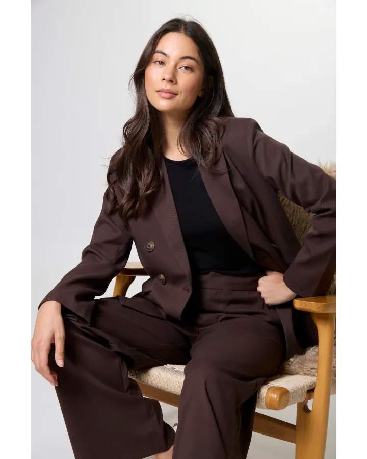 Stella + Gemma Palermo Pant - Brunette