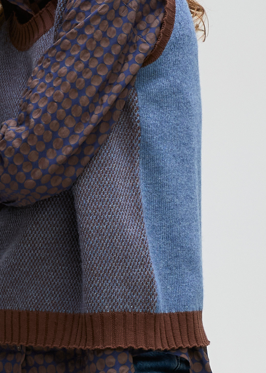 PRE ORDER Pattern Vest - Denim