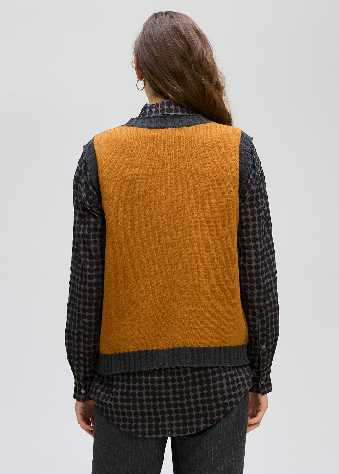 Pattern Vest - Toffee