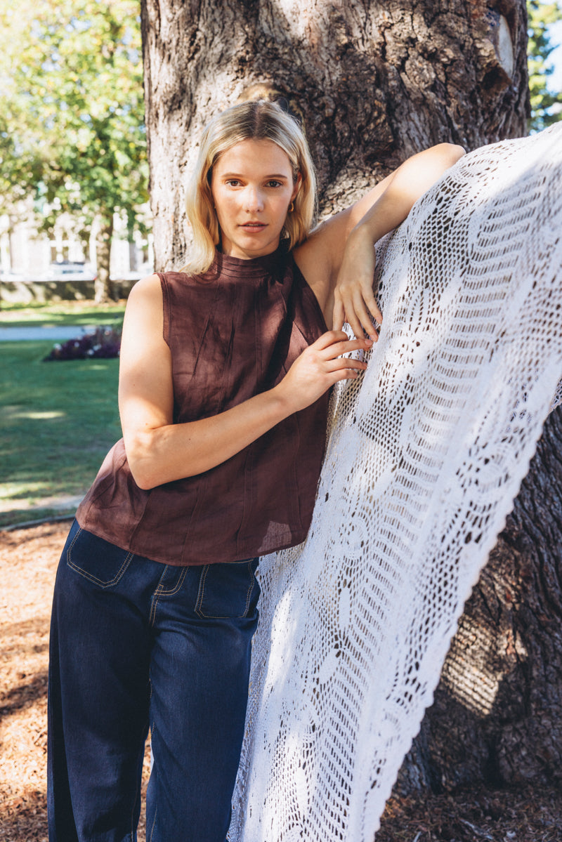 Phoebe Top - Mahogany COMING SOON