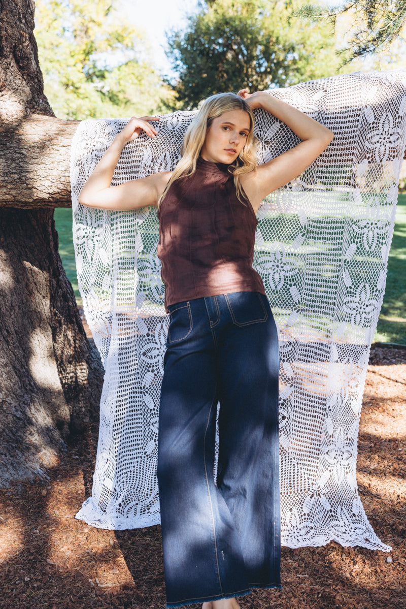 Phoebe Top - Mahogany COMING SOON