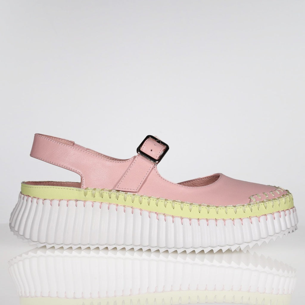 Posey Sneaker - Dusty Pink / Soft Lemon
