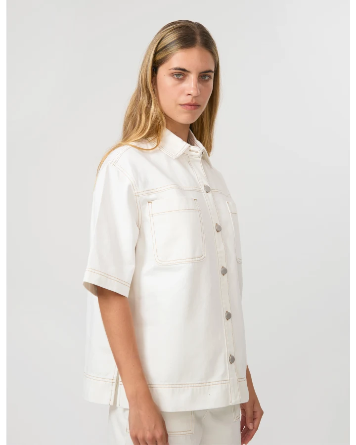 Reese Shirt - Ecru COMING SOON