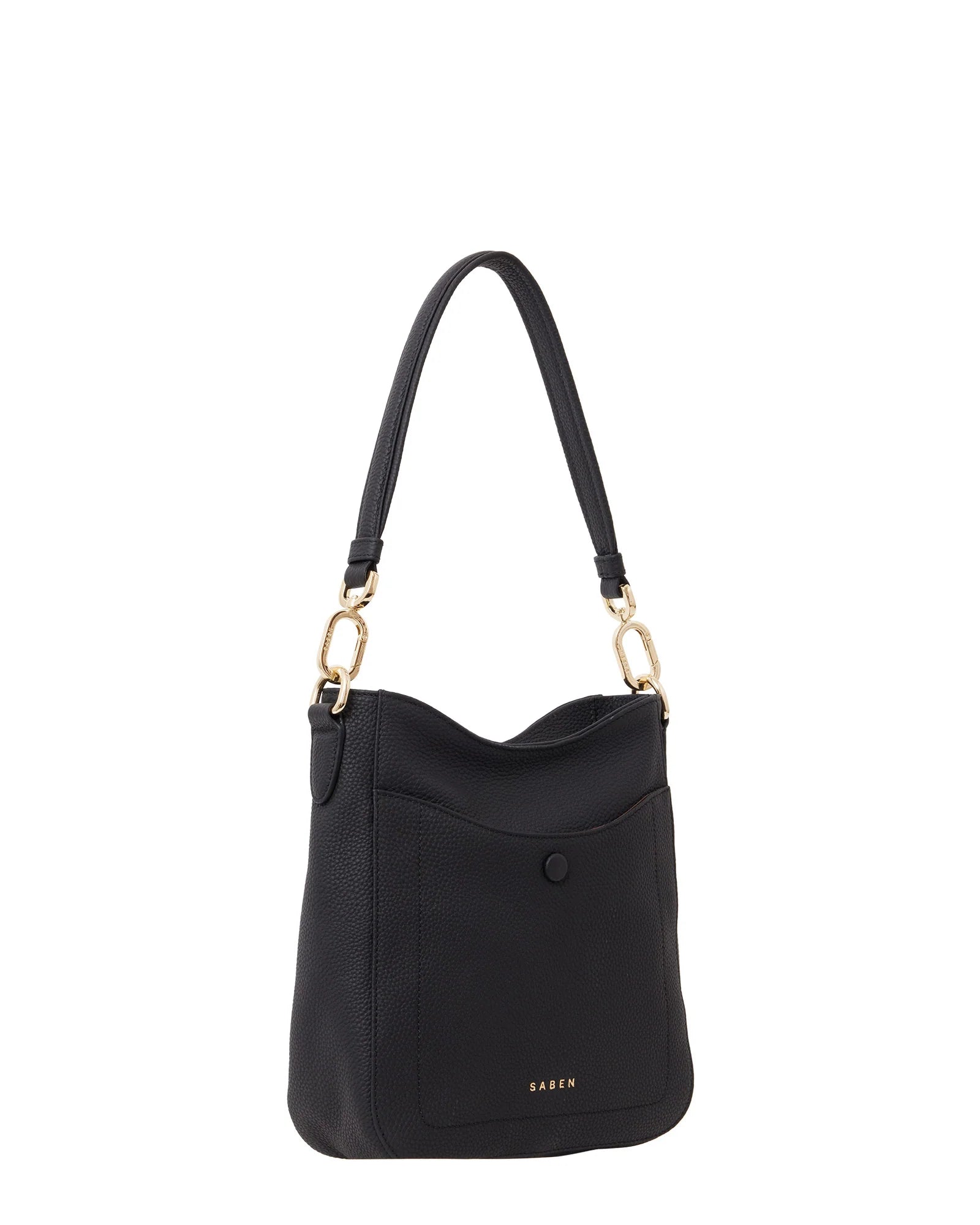 Rosie Shoulder Bag - Black Luxe